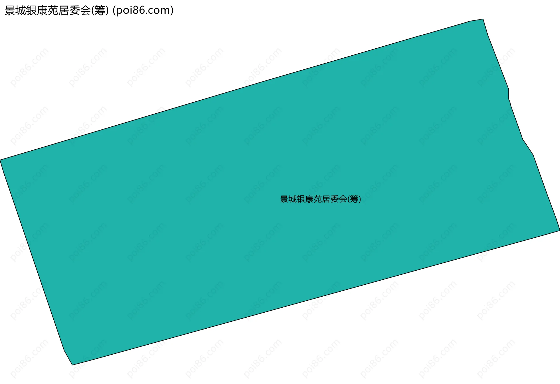 景城银康苑居委会(筹)边界地图