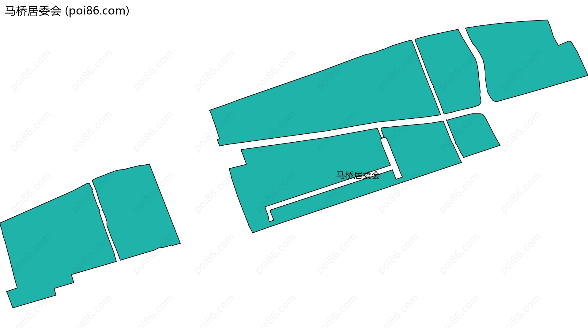 马桥居委会边界地图