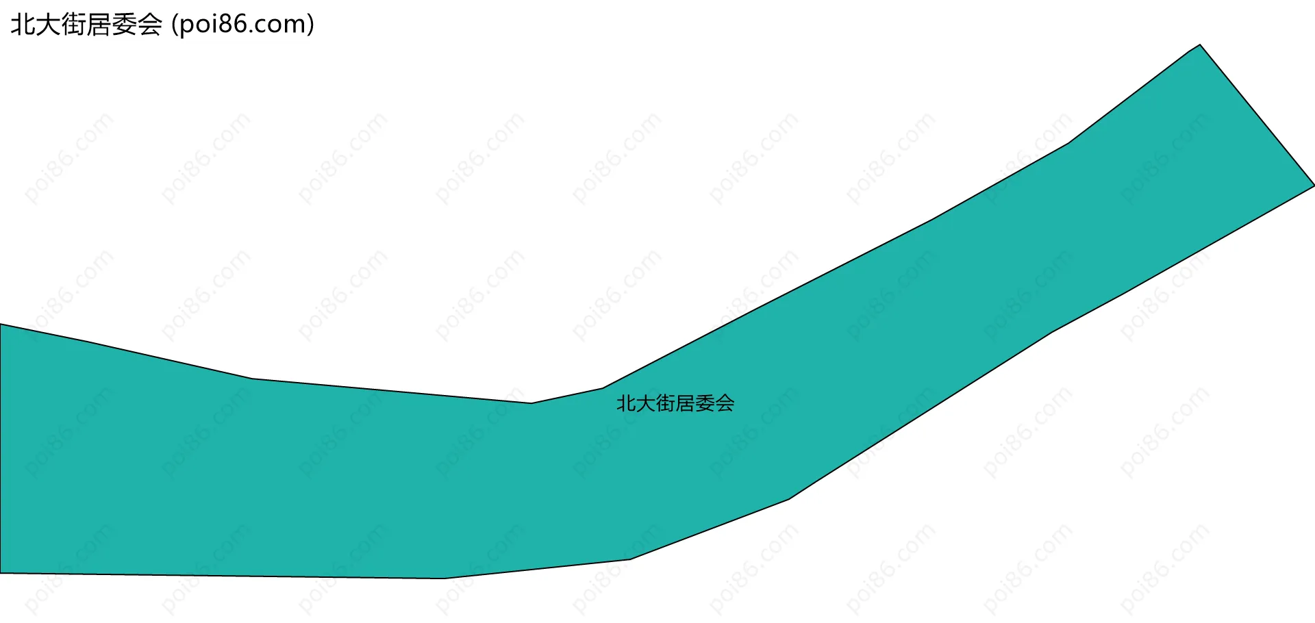 北大街居委会边界地图