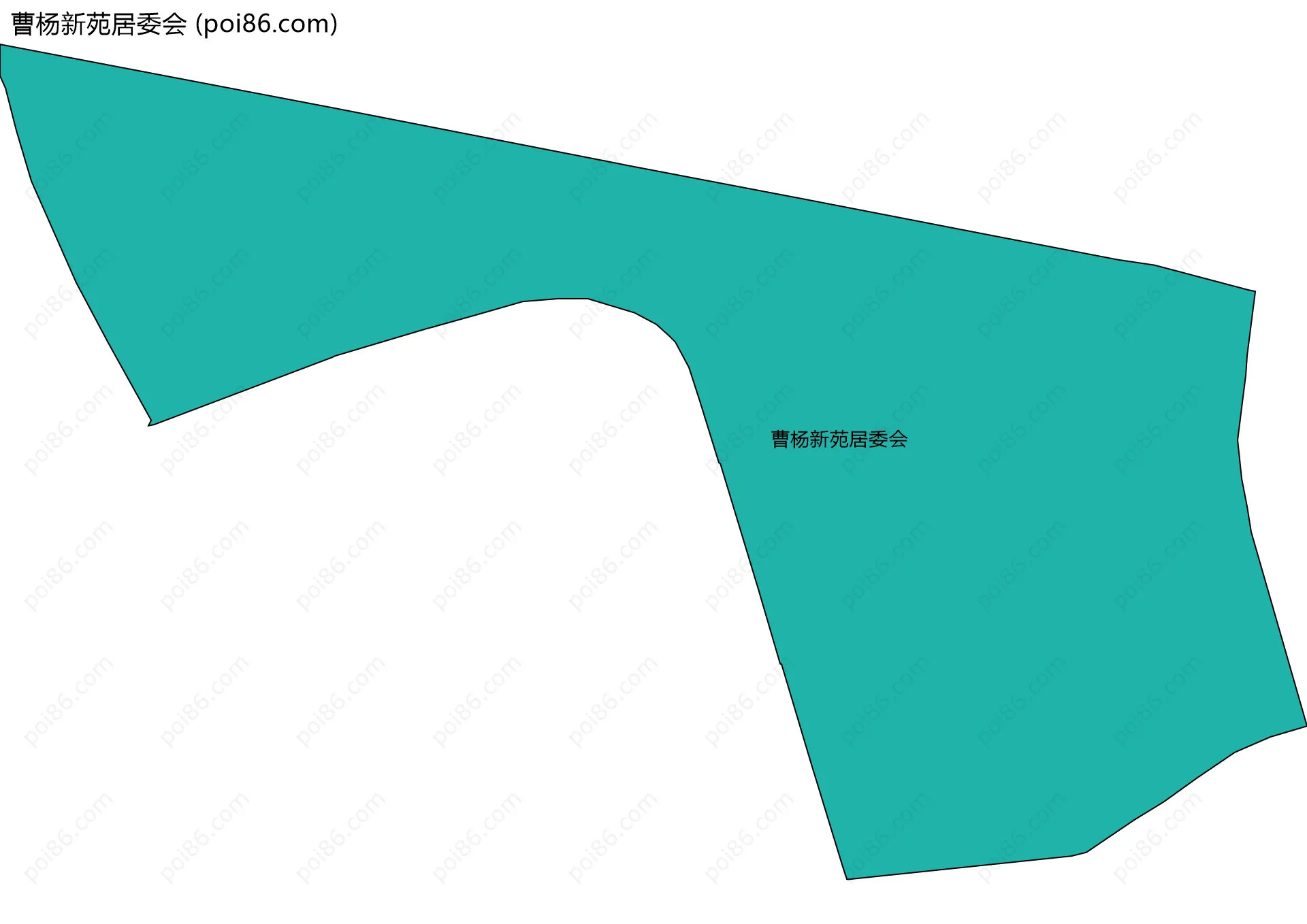 曹杨新苑居委会边界地图