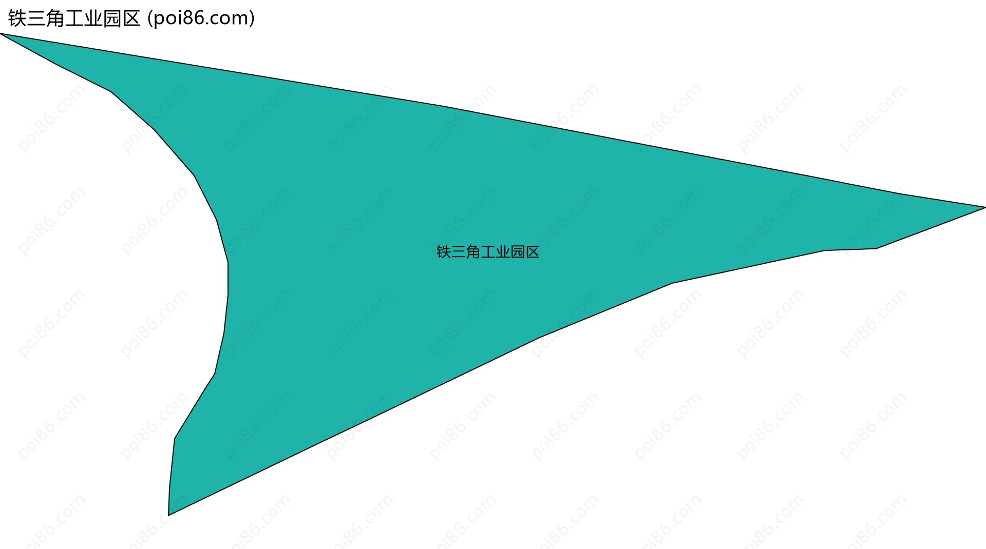 铁三角工业园区边界地图