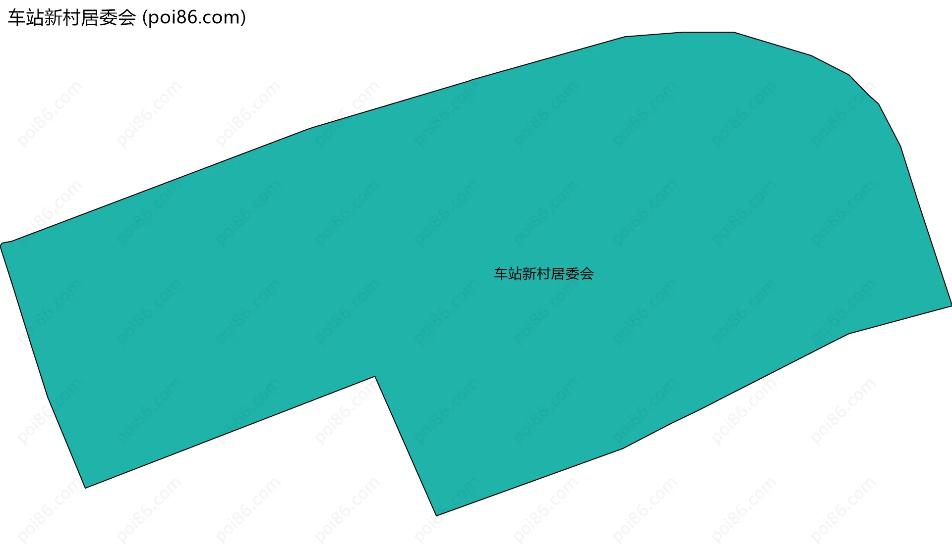 车站新村居委会边界地图