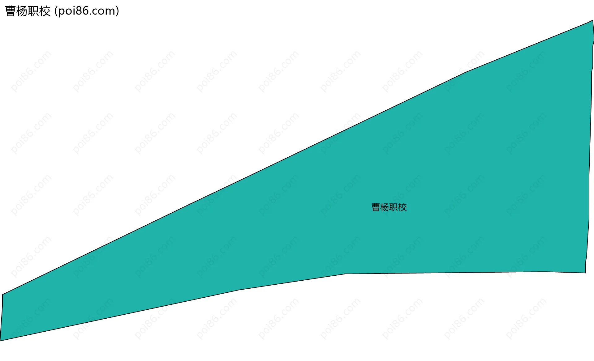 曹杨职校边界地图