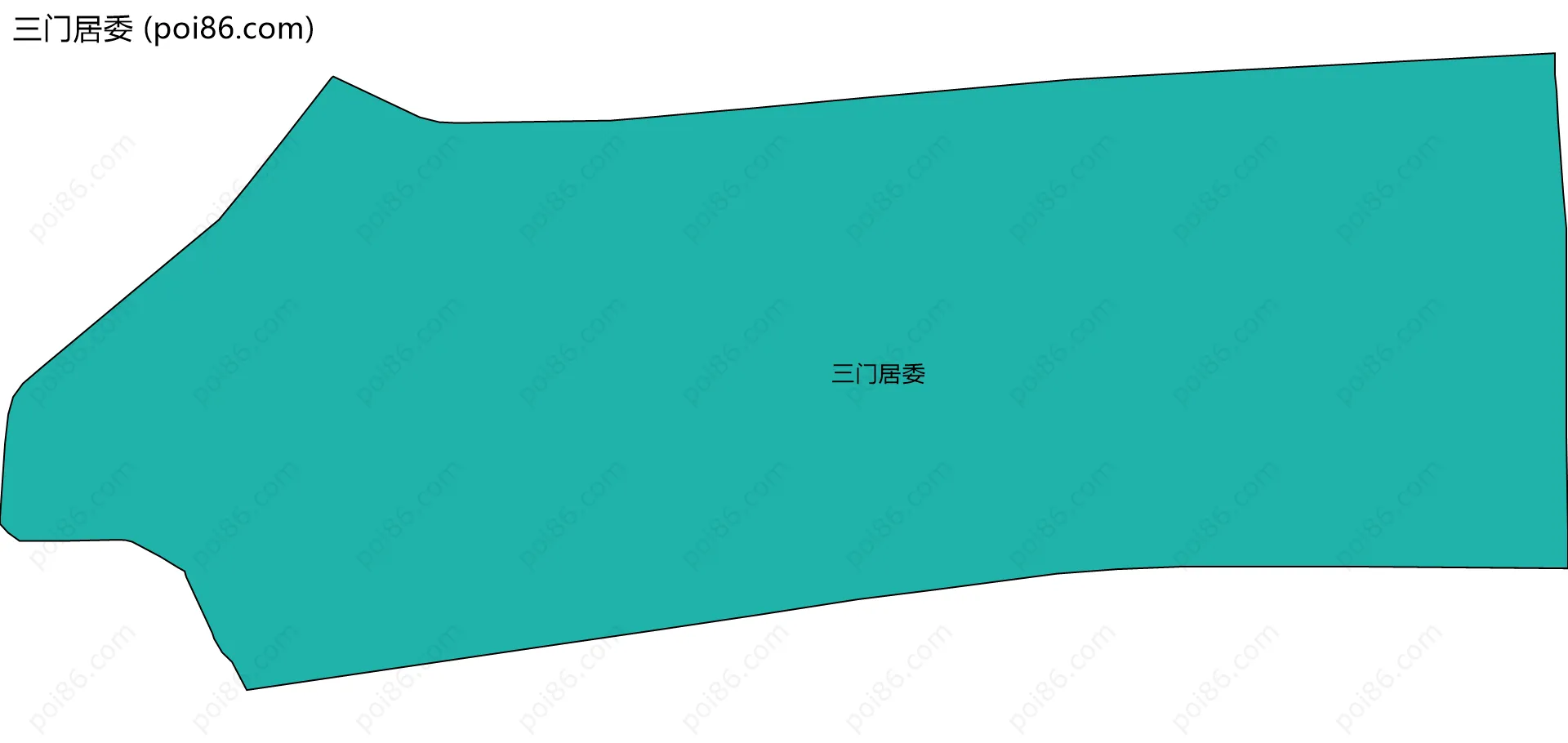 三门居委边界地图