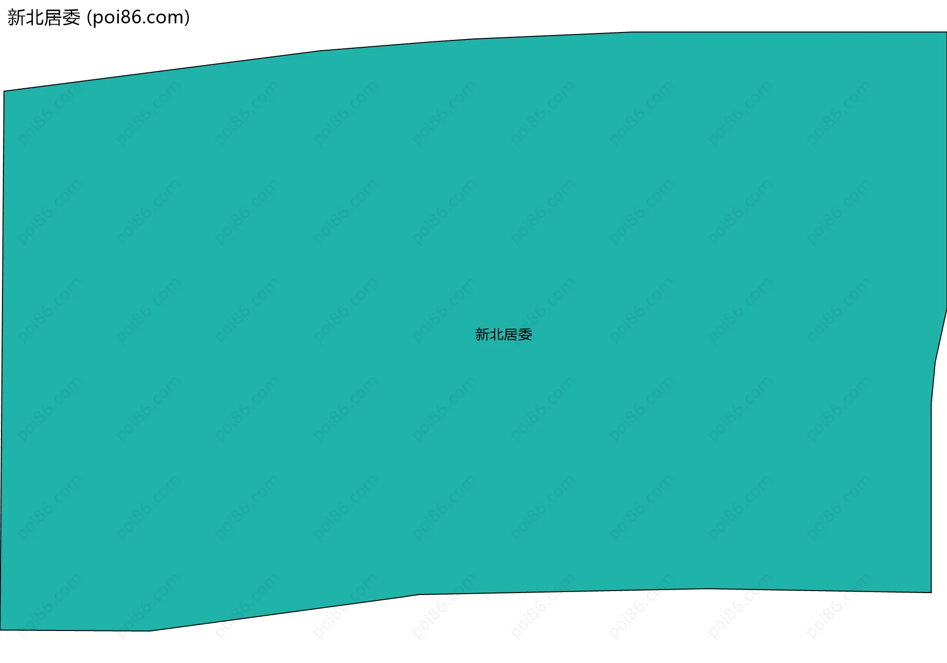 新北居委边界地图