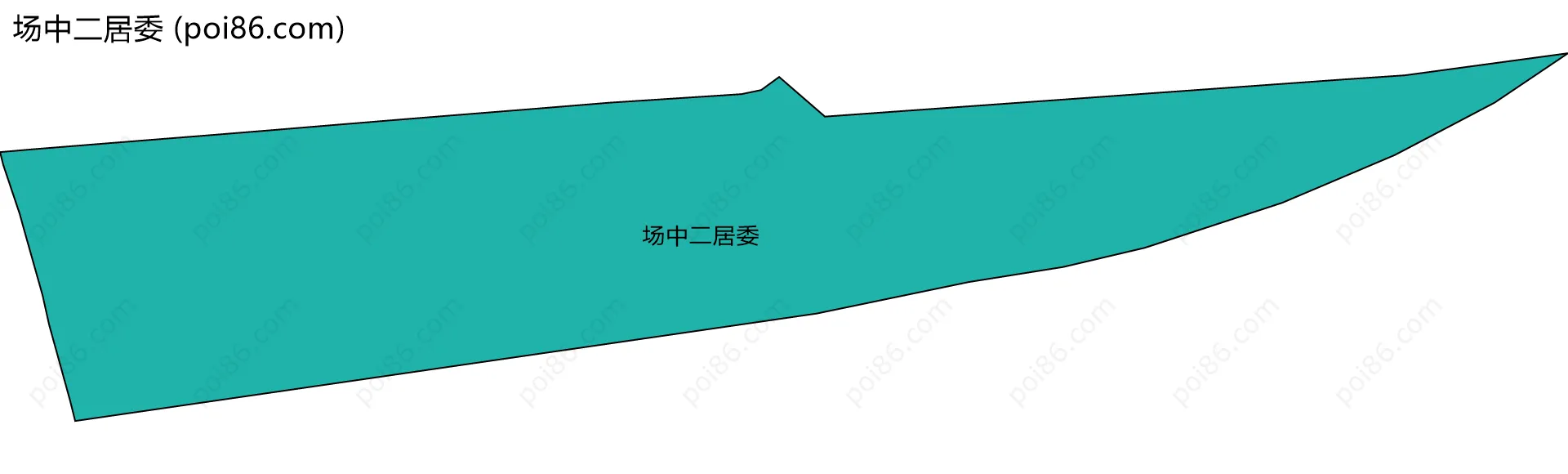 场中二居委边界地图