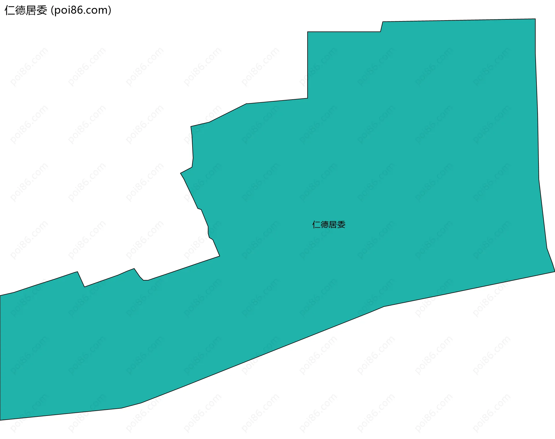 仁德居委边界地图