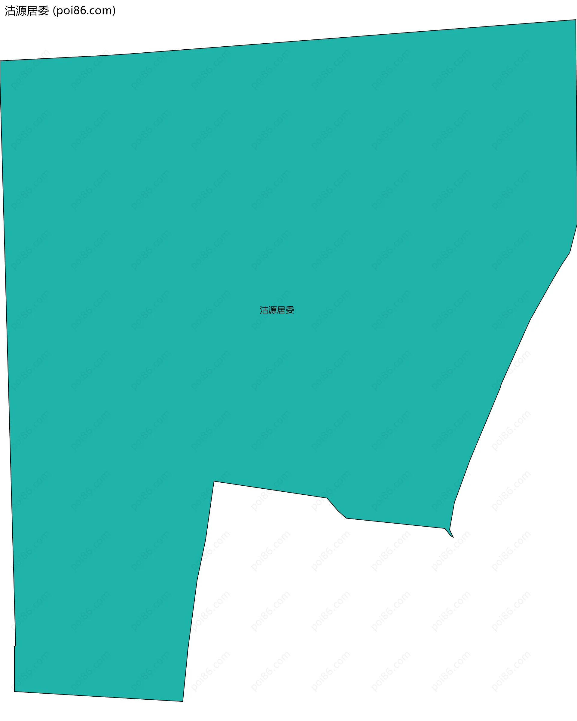 沽源居委边界地图