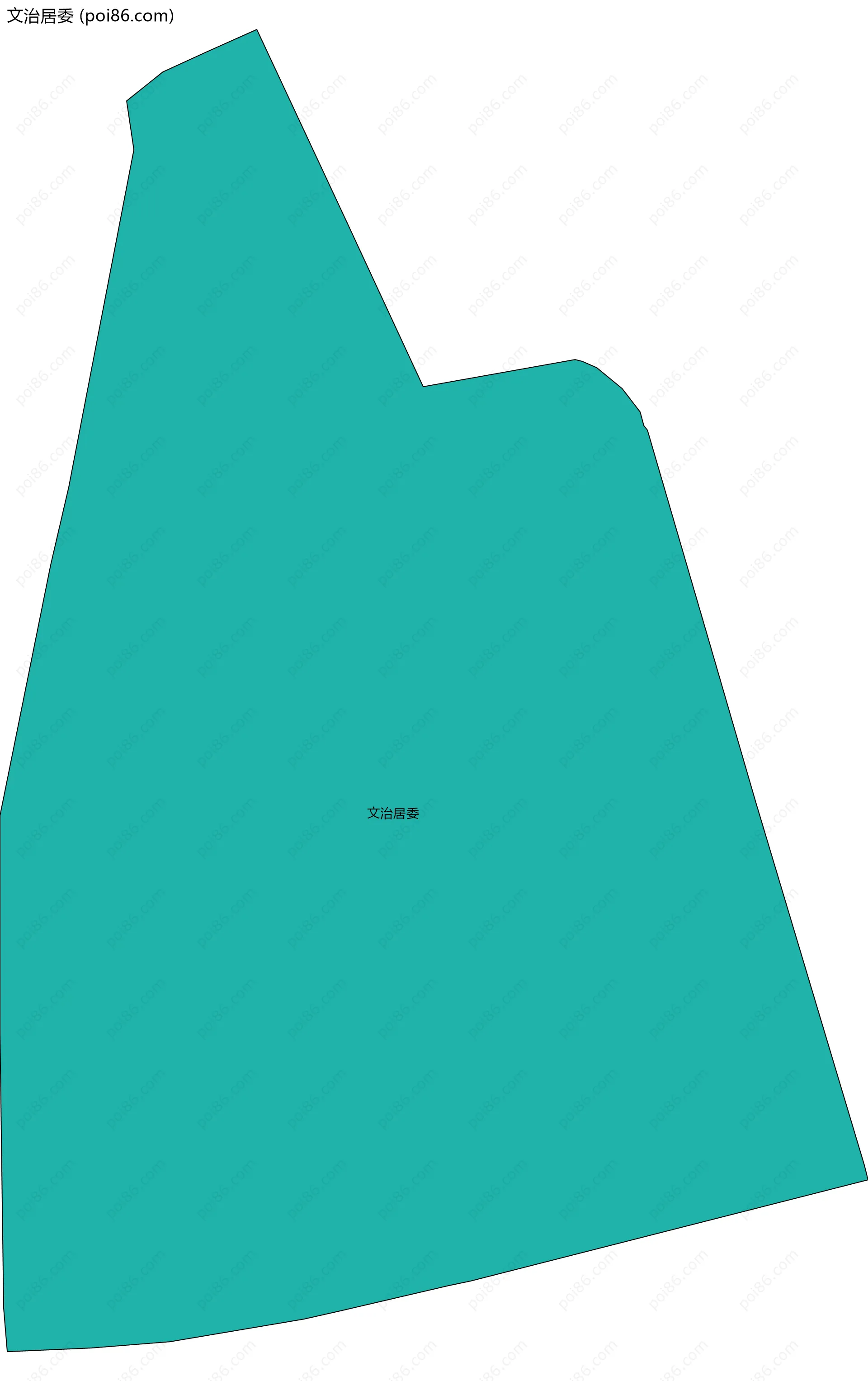 文治居委边界地图