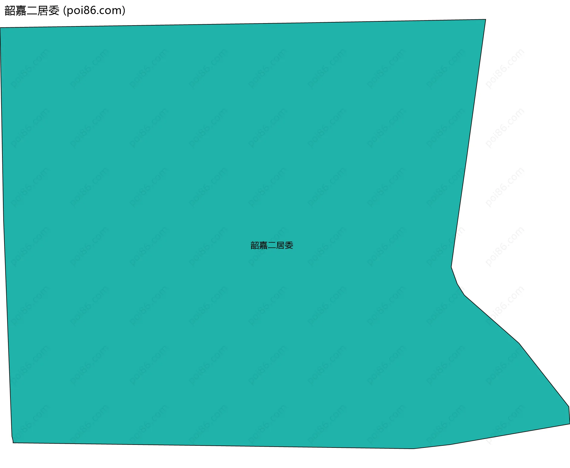 韶嘉二居委边界地图