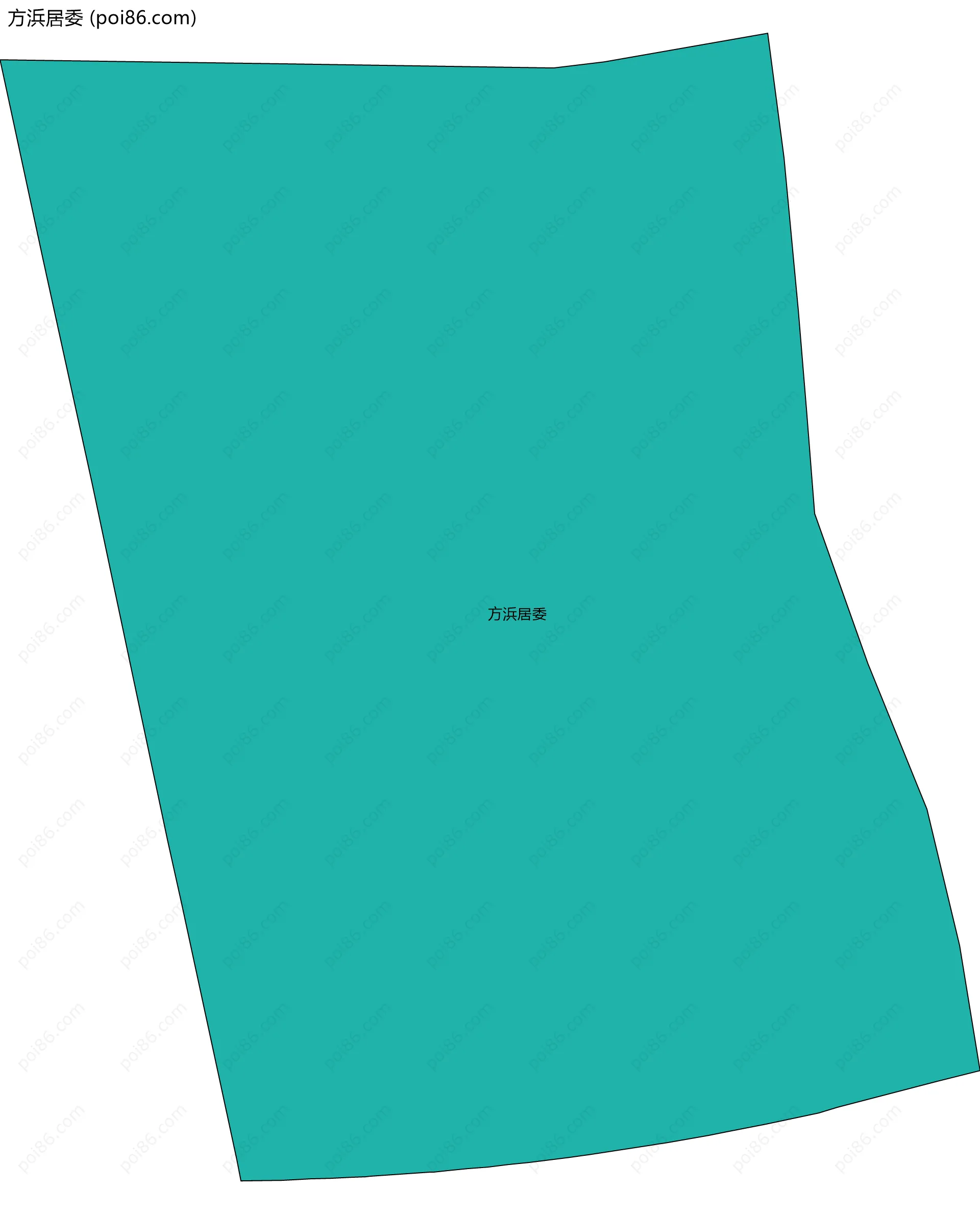 方浜居委边界地图