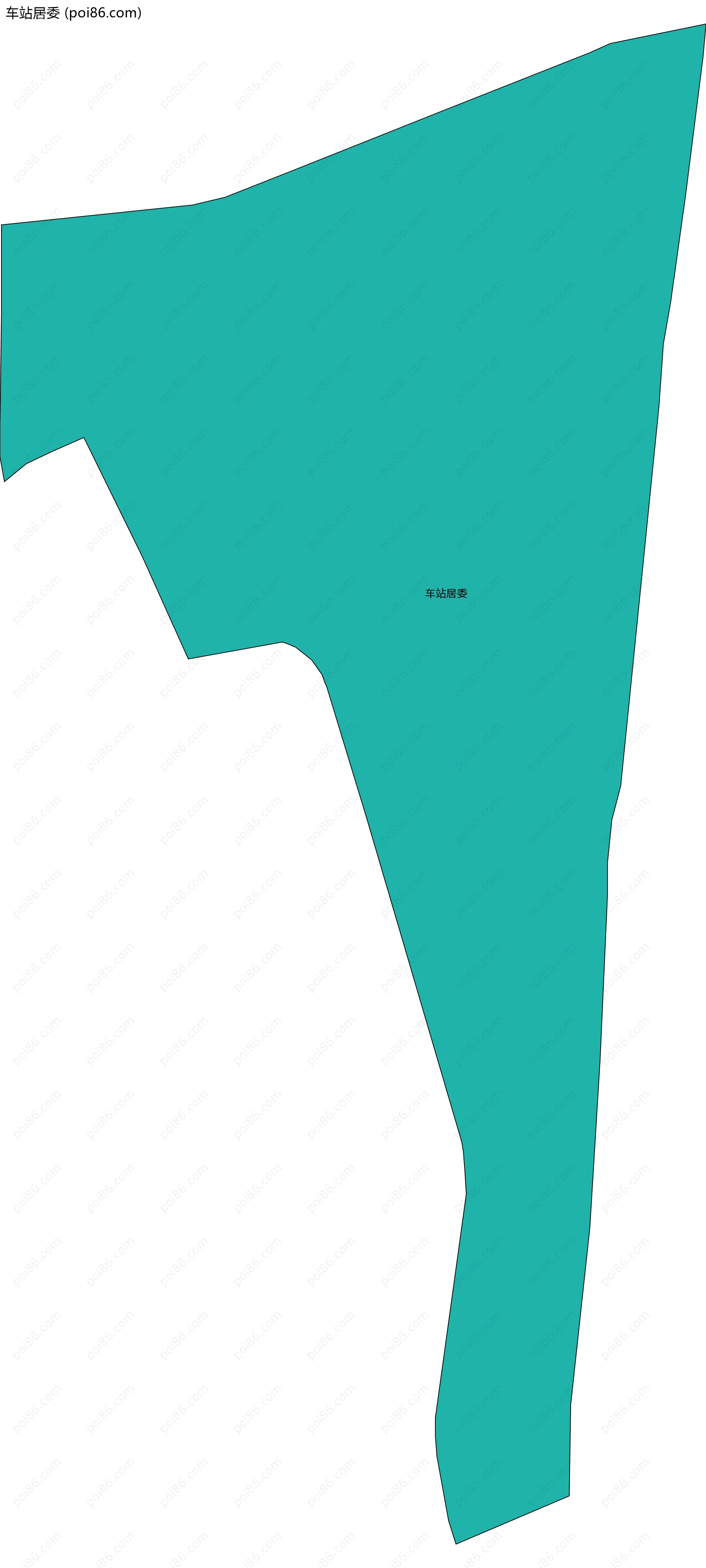 车站居委边界地图