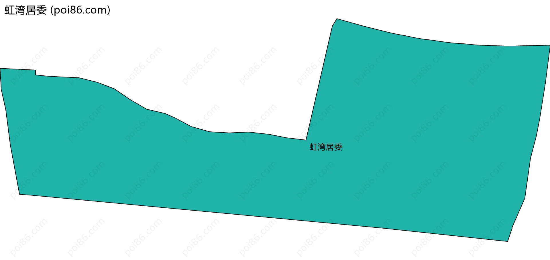 虹湾居委边界地图