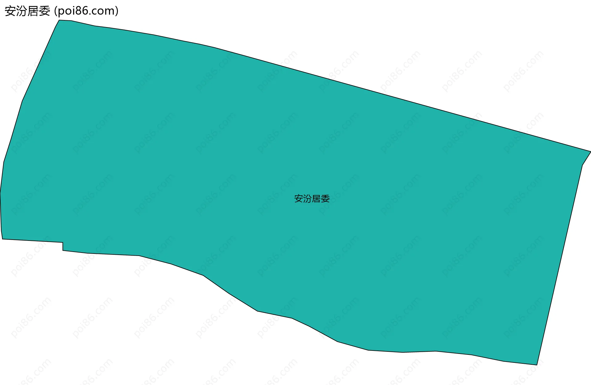 安汾居委边界地图