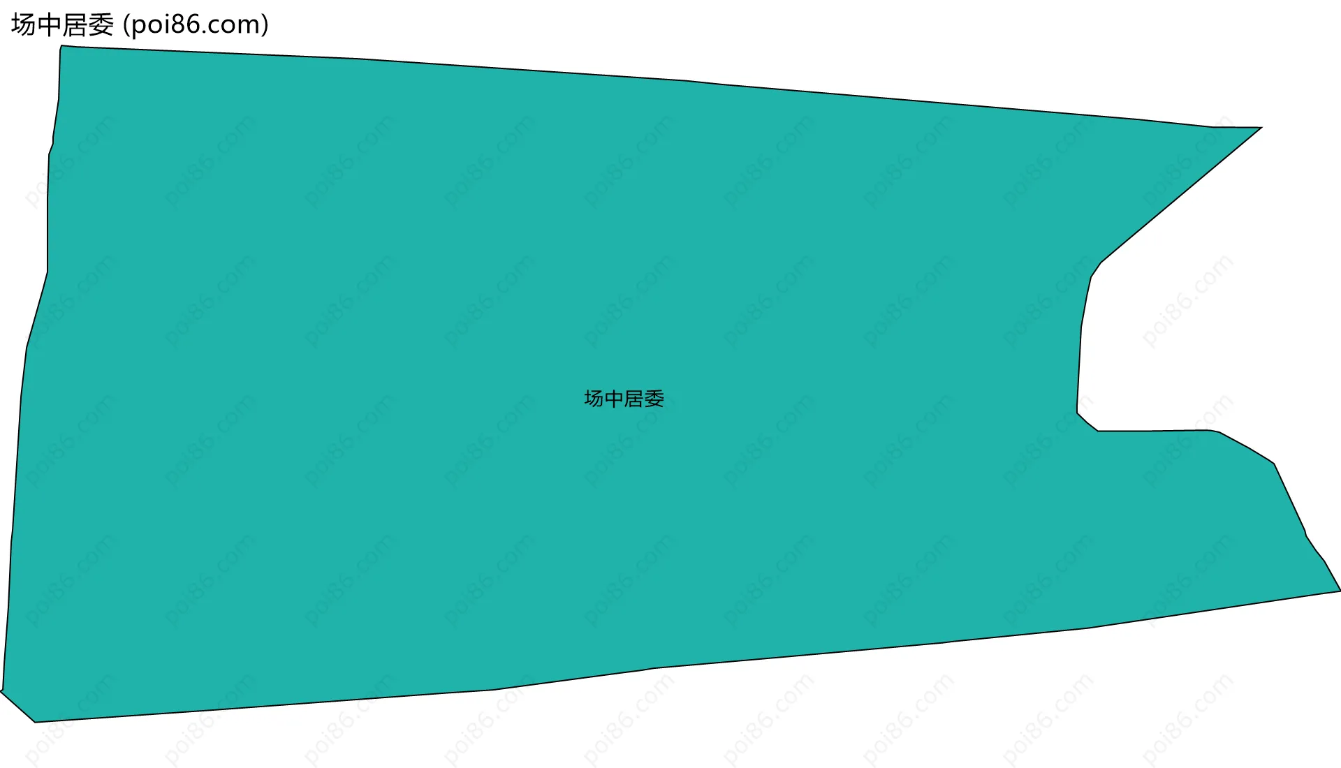 场中居委边界地图