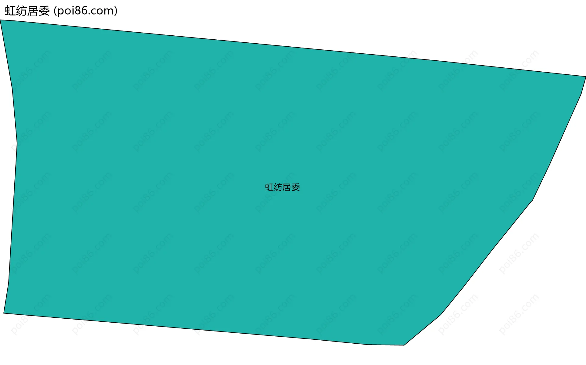 虹纺居委边界地图