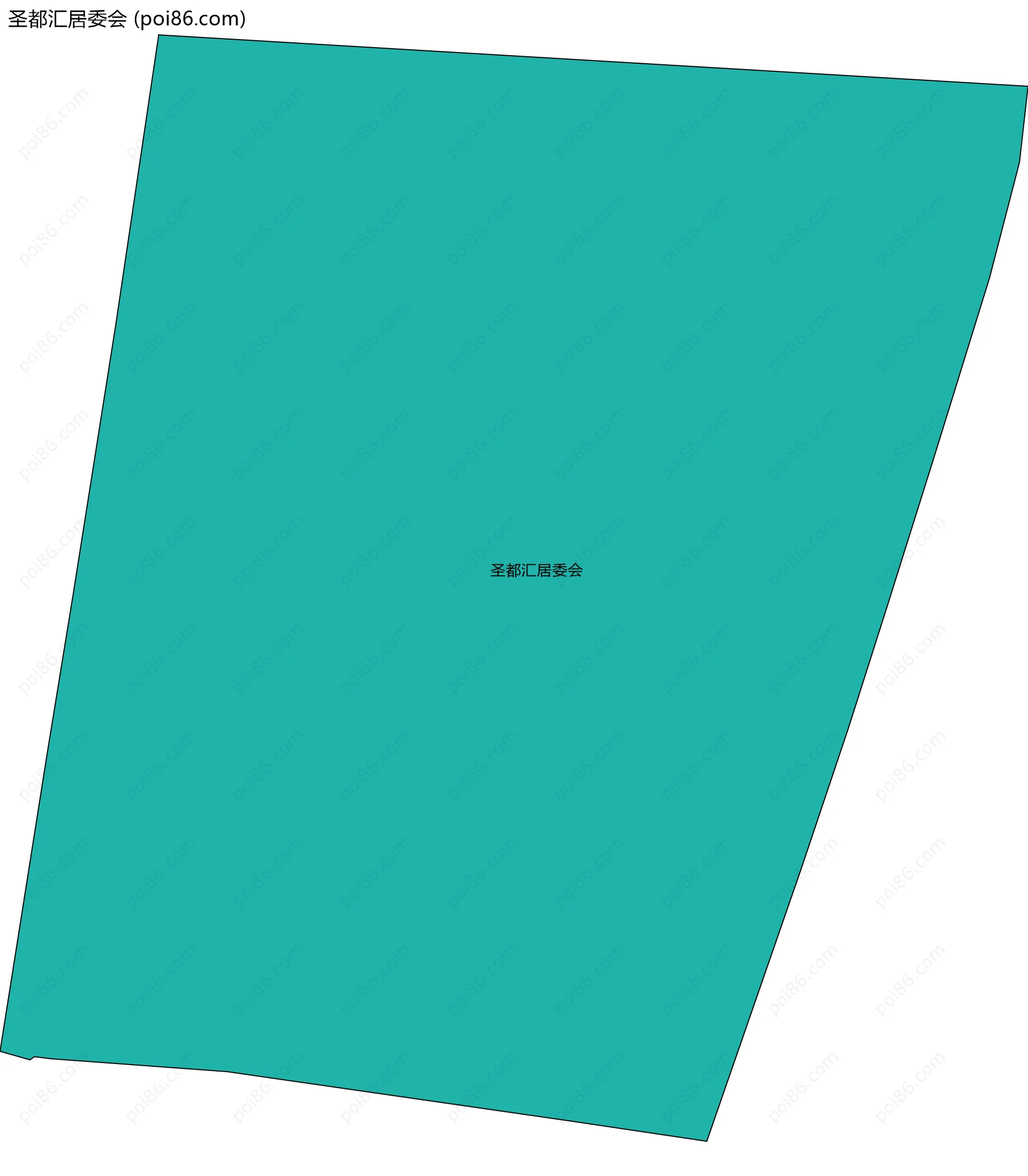 圣都汇居委会边界地图