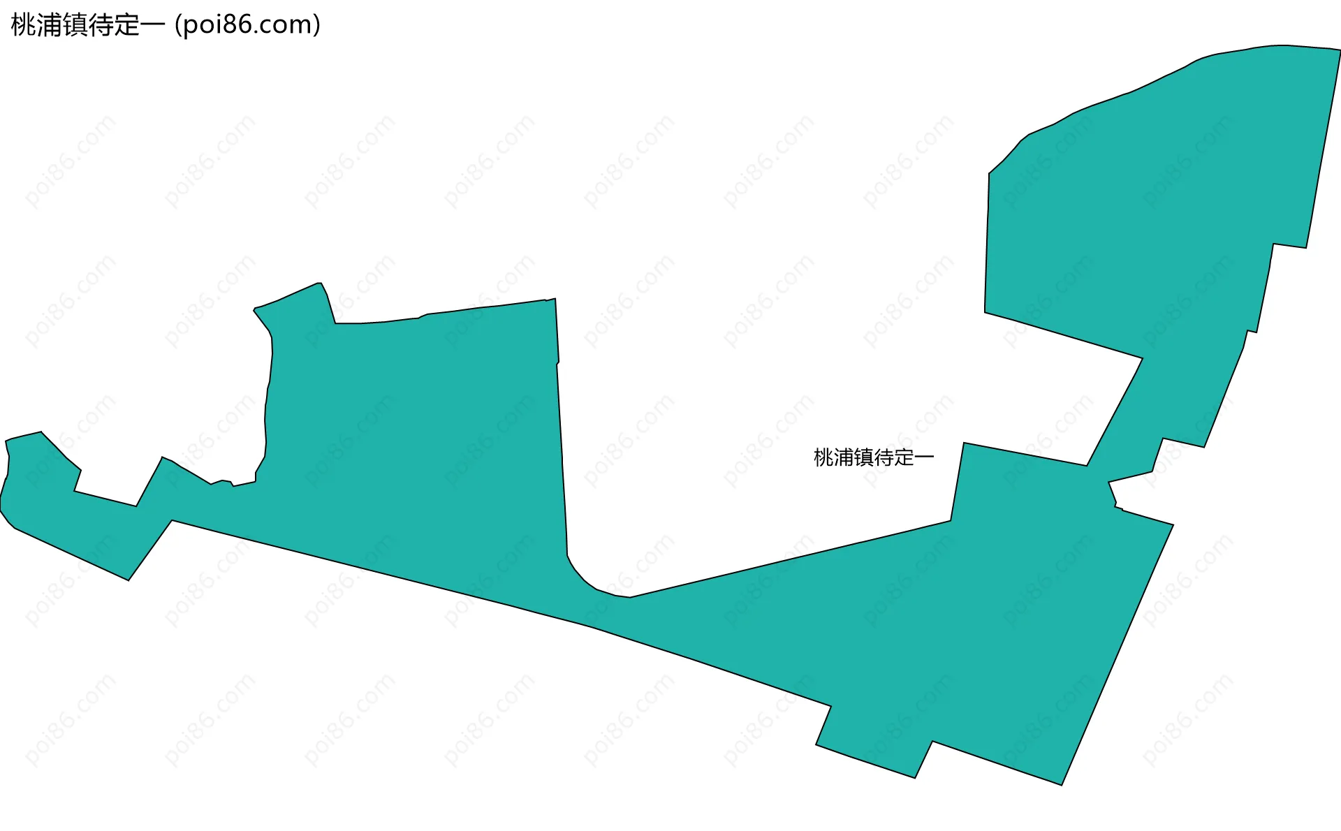 桃浦镇待定一边界地图