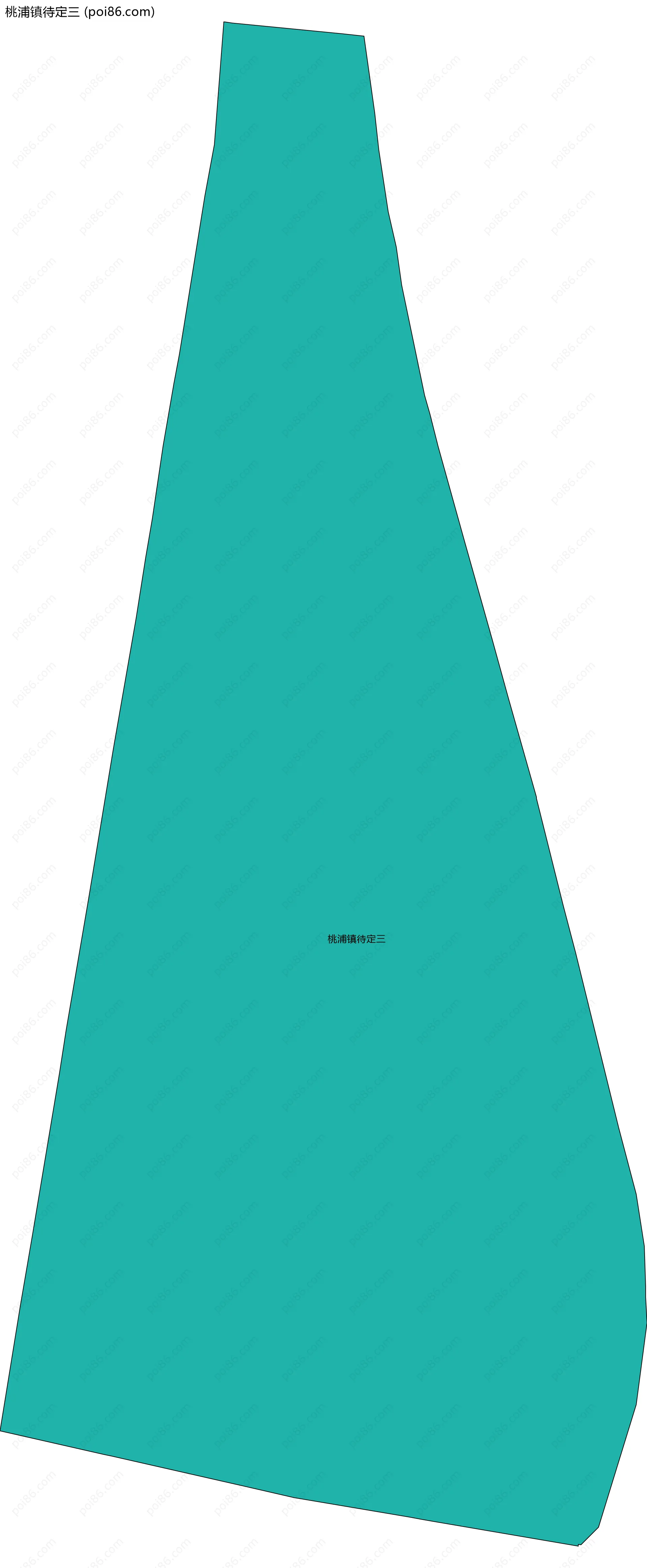 桃浦镇待定三边界地图
