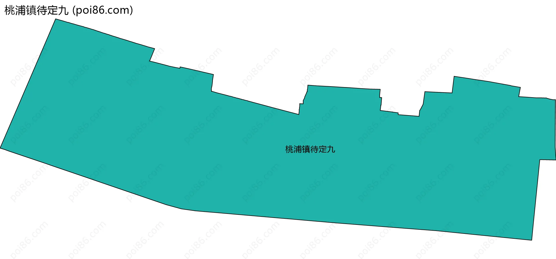 桃浦镇待定九边界地图