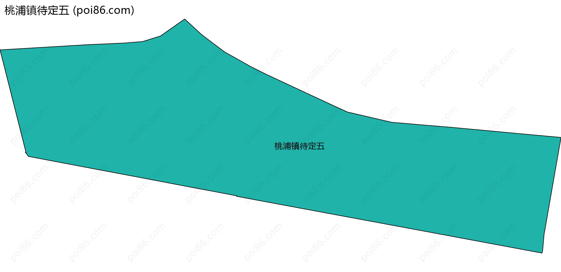 桃浦镇待定五边界地图