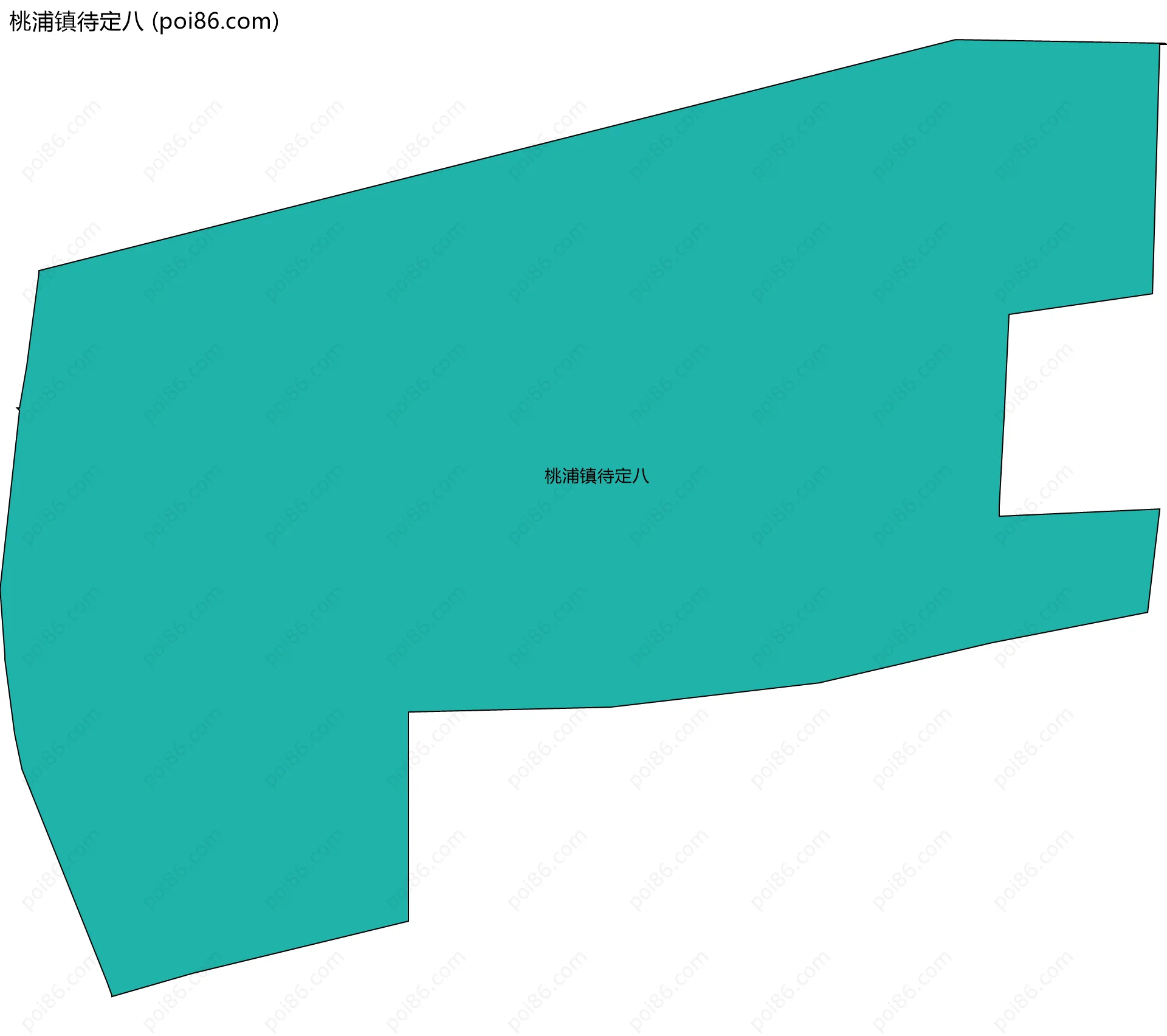 桃浦镇待定八边界地图