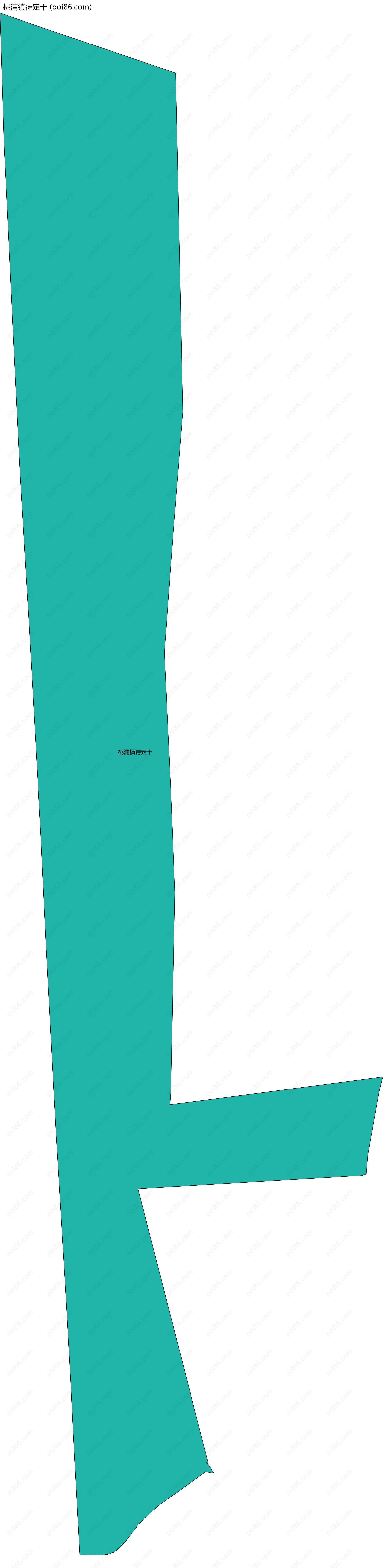 桃浦镇待定十边界地图