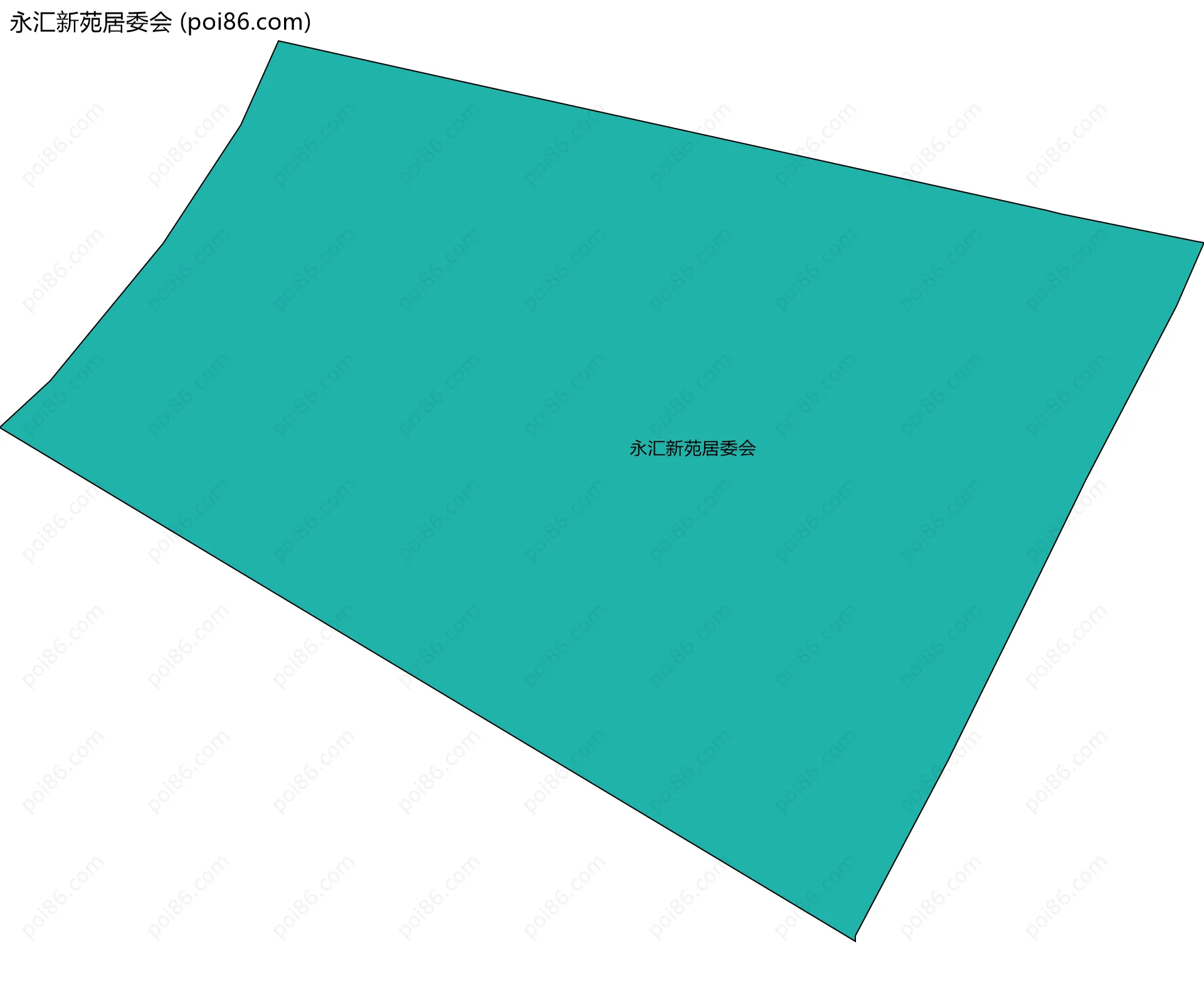 永汇新苑居委会边界地图