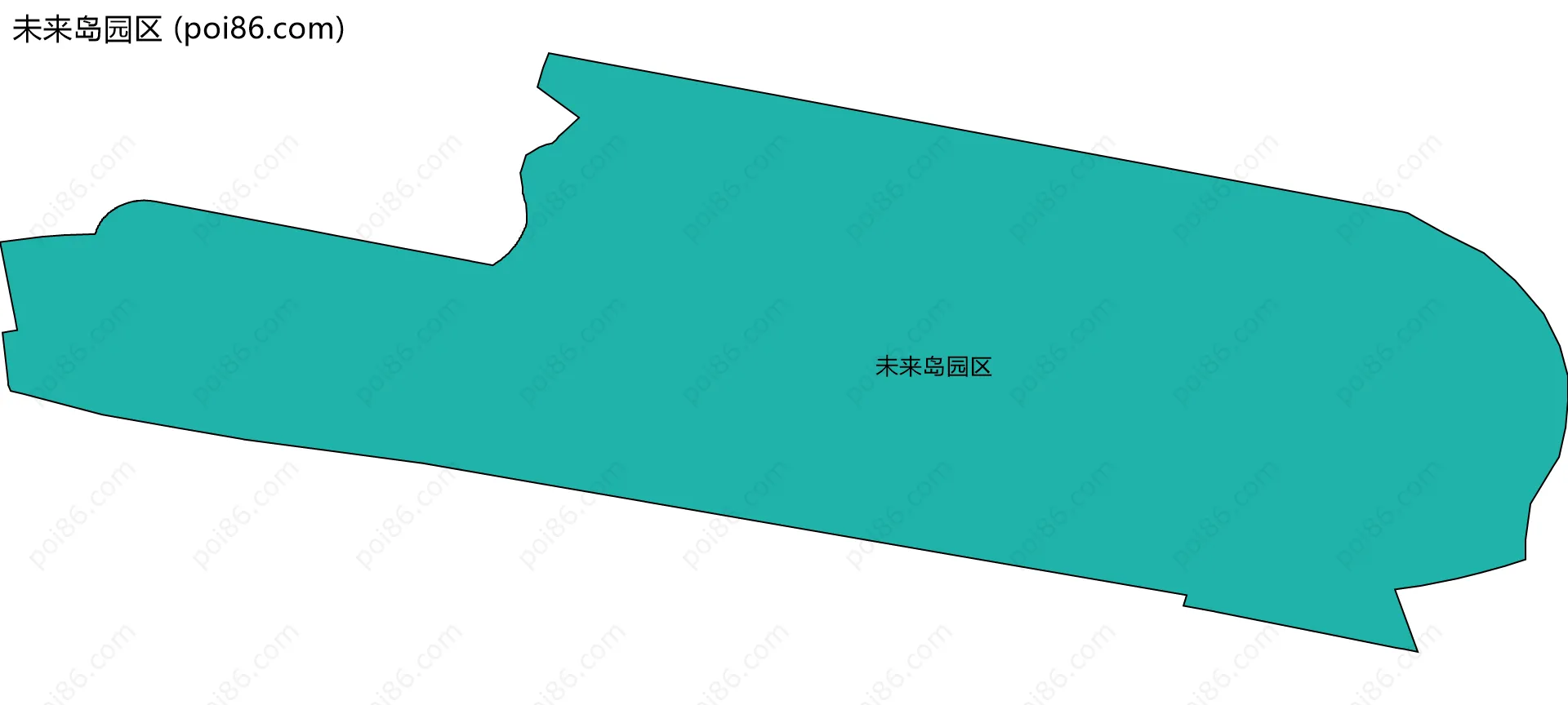 未来岛园区边界地图