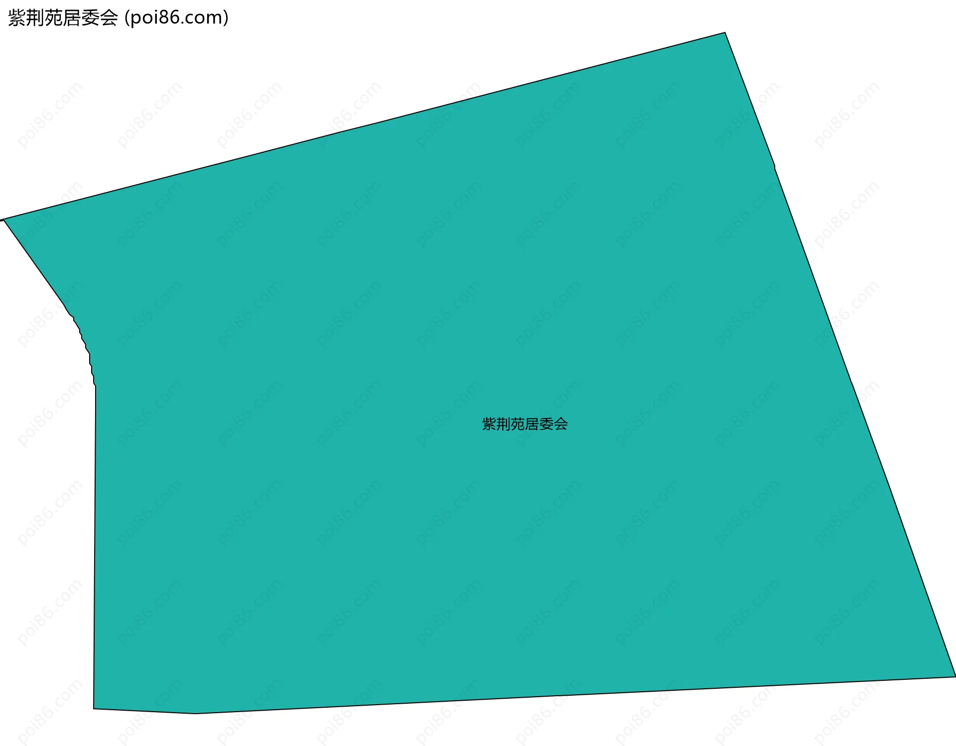 紫荆苑居委会边界地图