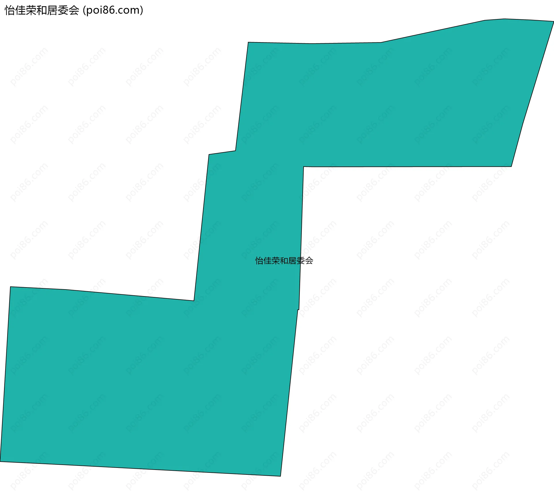 怡佳荣和居委会边界地图