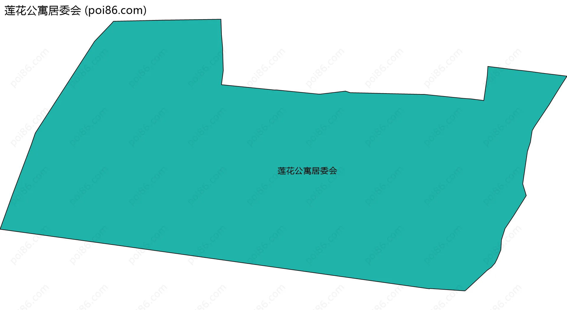 莲花公寓居委会边界地图