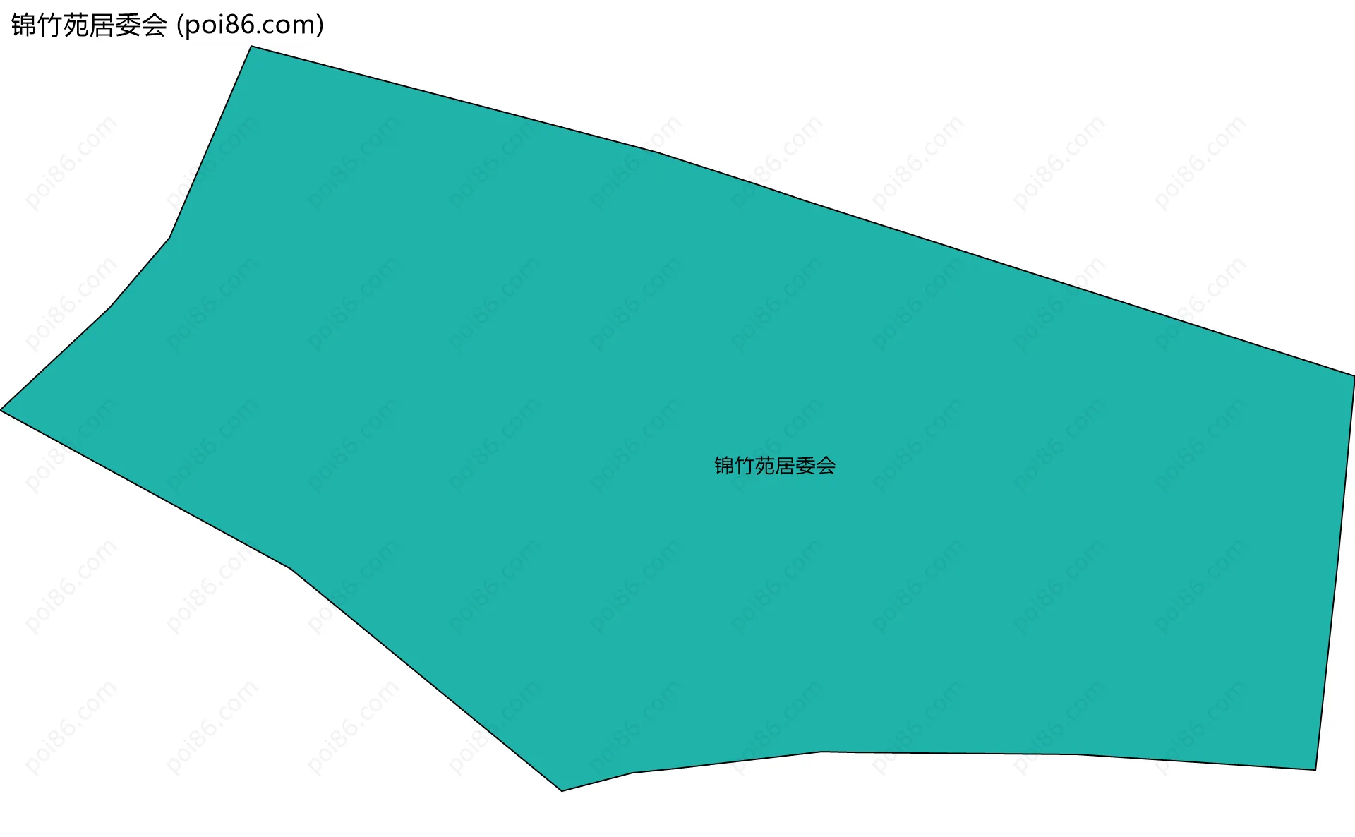 锦竹苑居委会边界地图