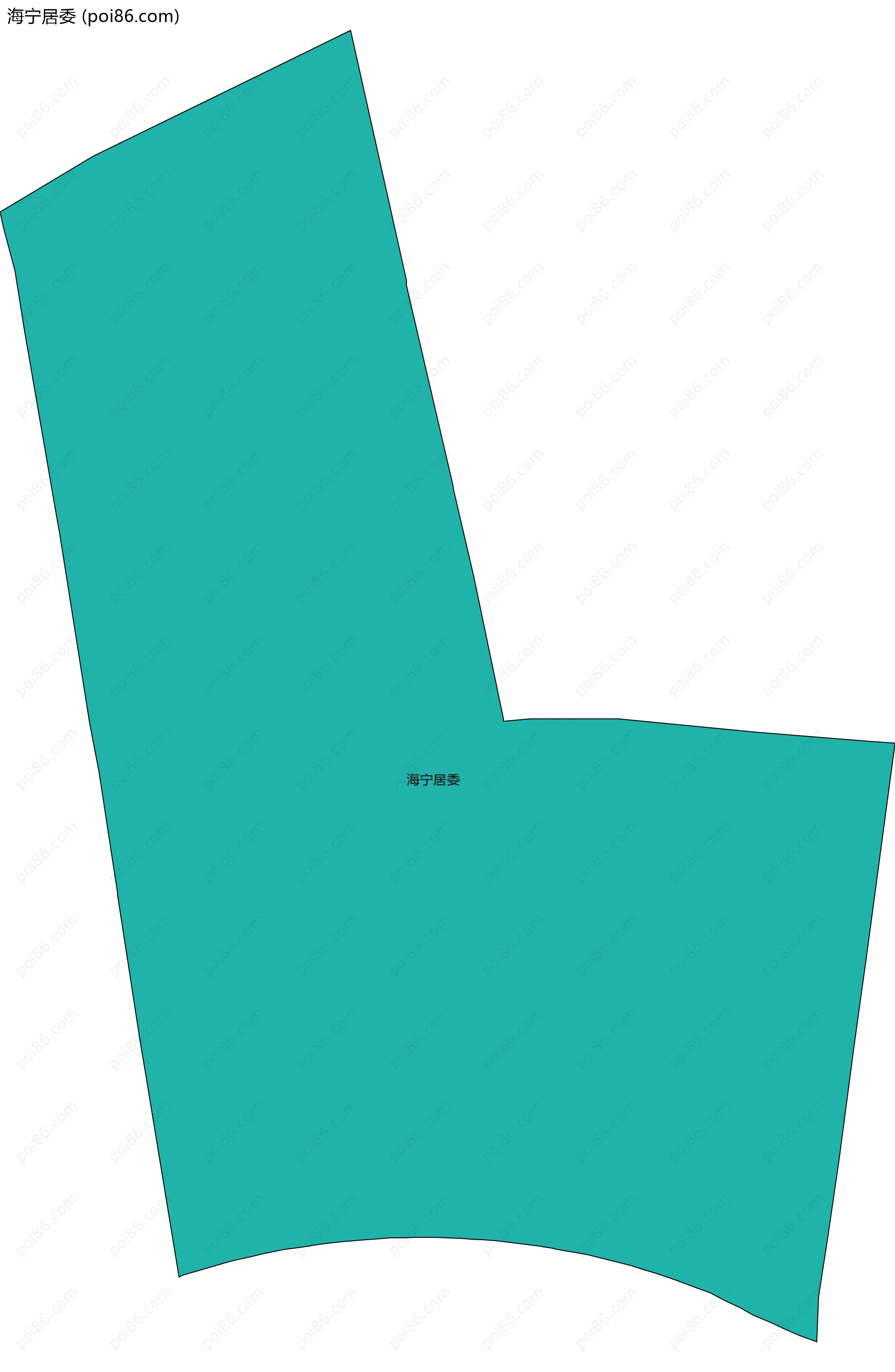 海宁居委边界地图