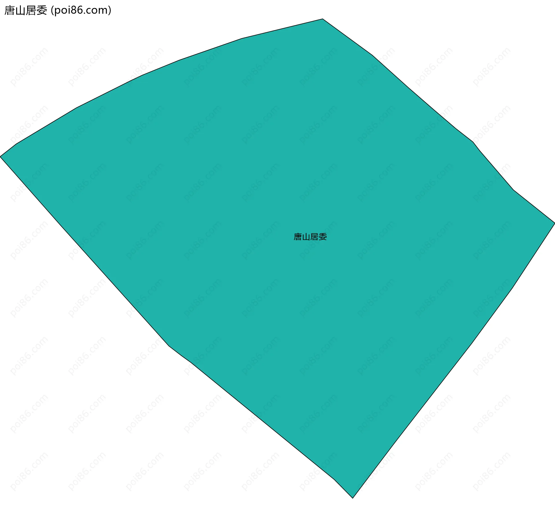 唐山居委边界地图
