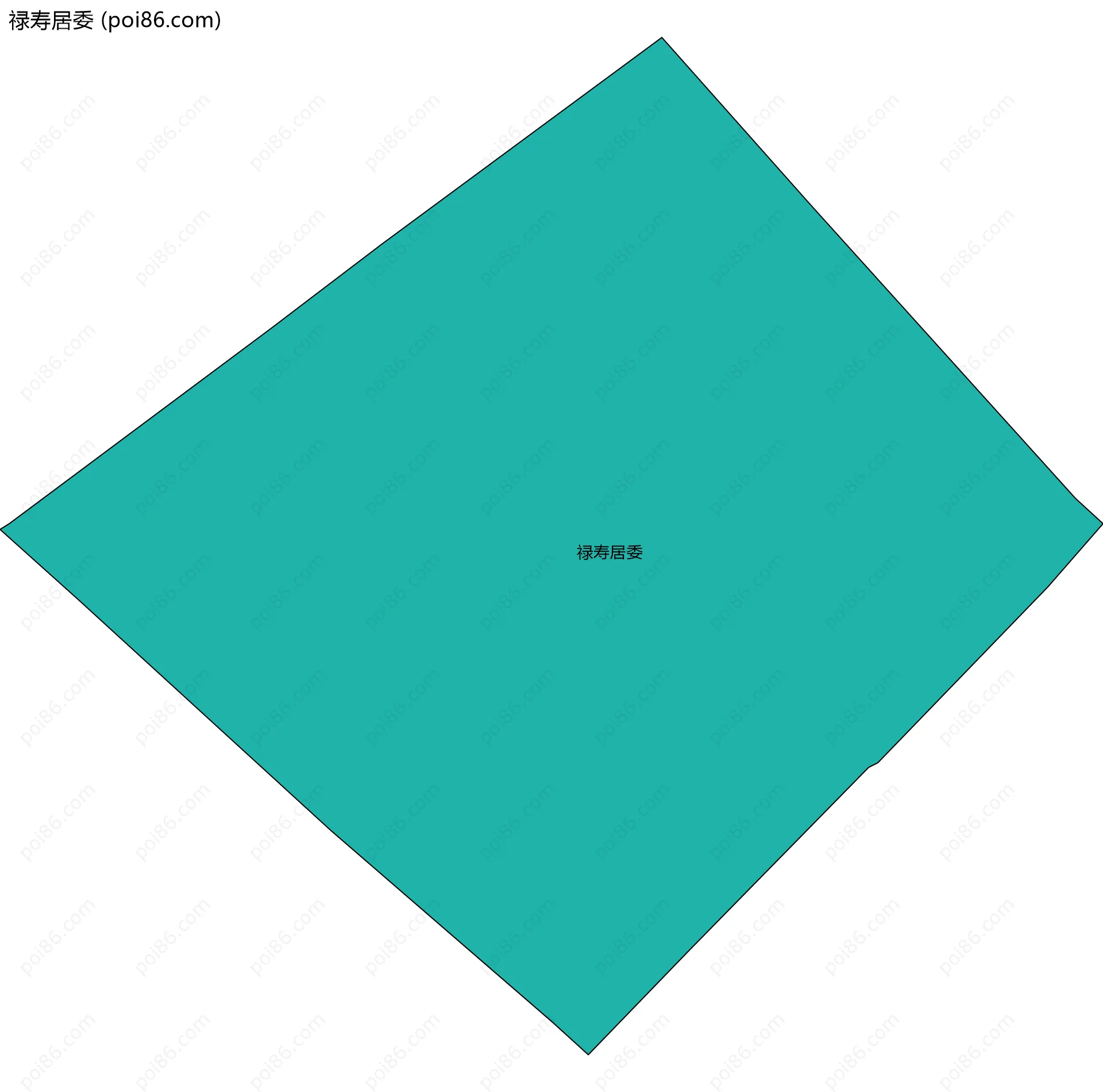 禄寿居委边界地图