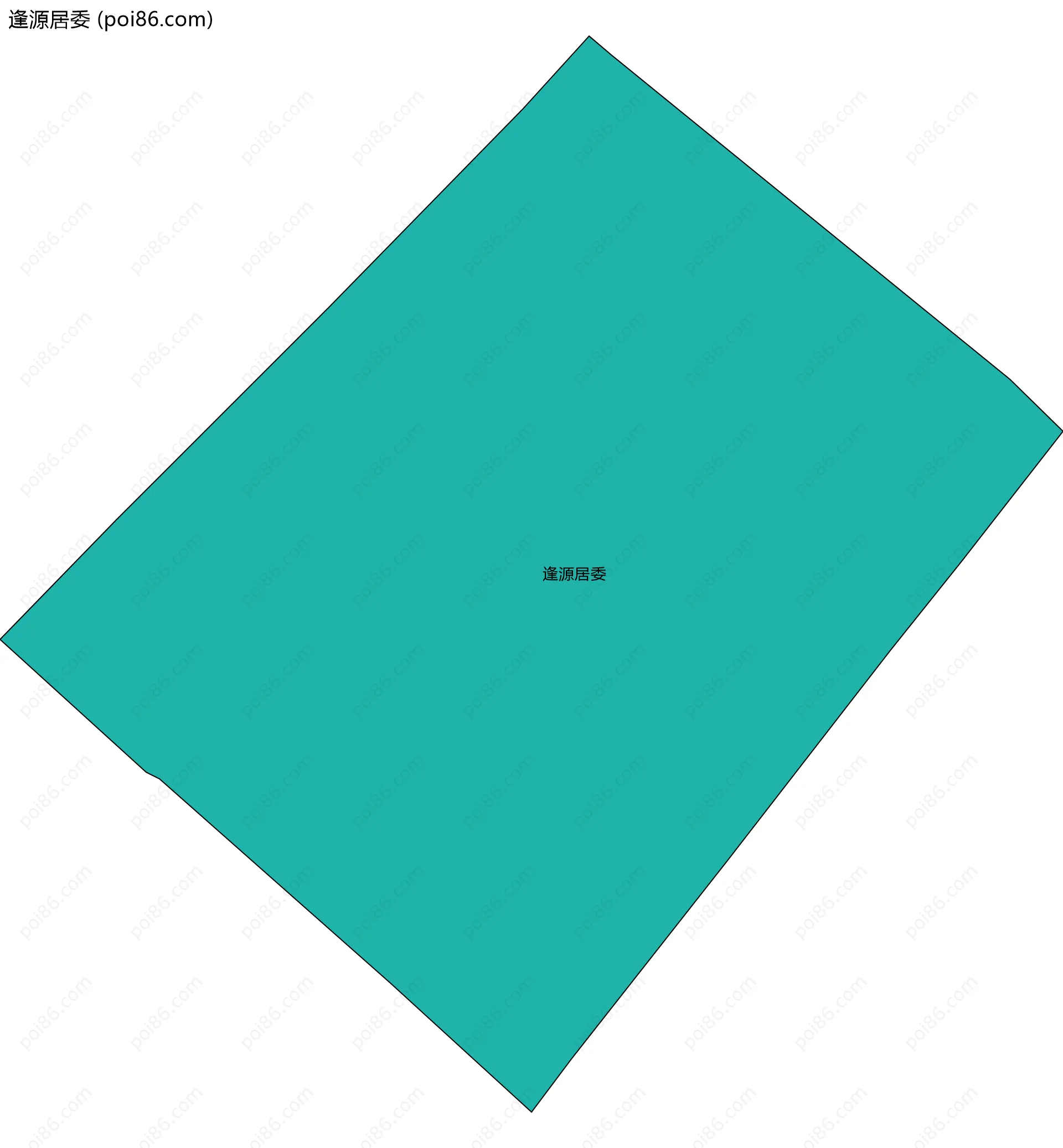 逢源居委边界地图