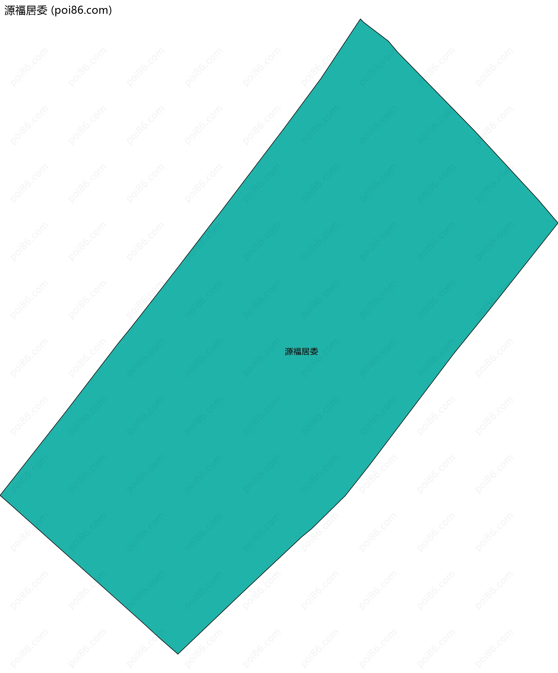 源福居委边界地图