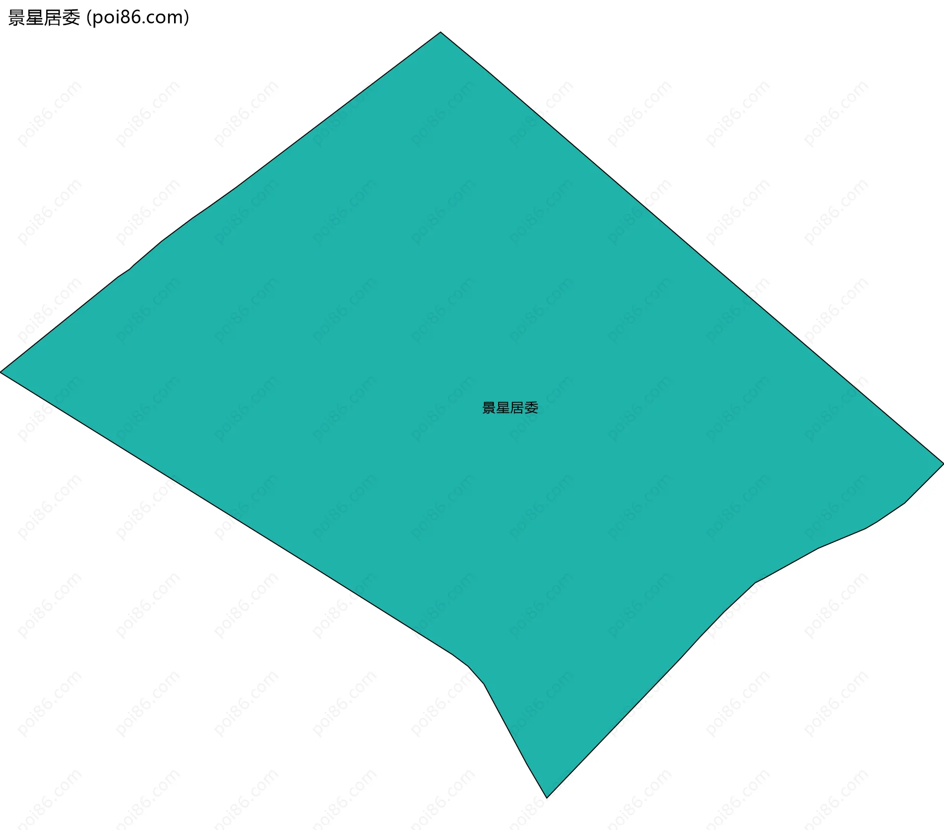 景星居委边界地图