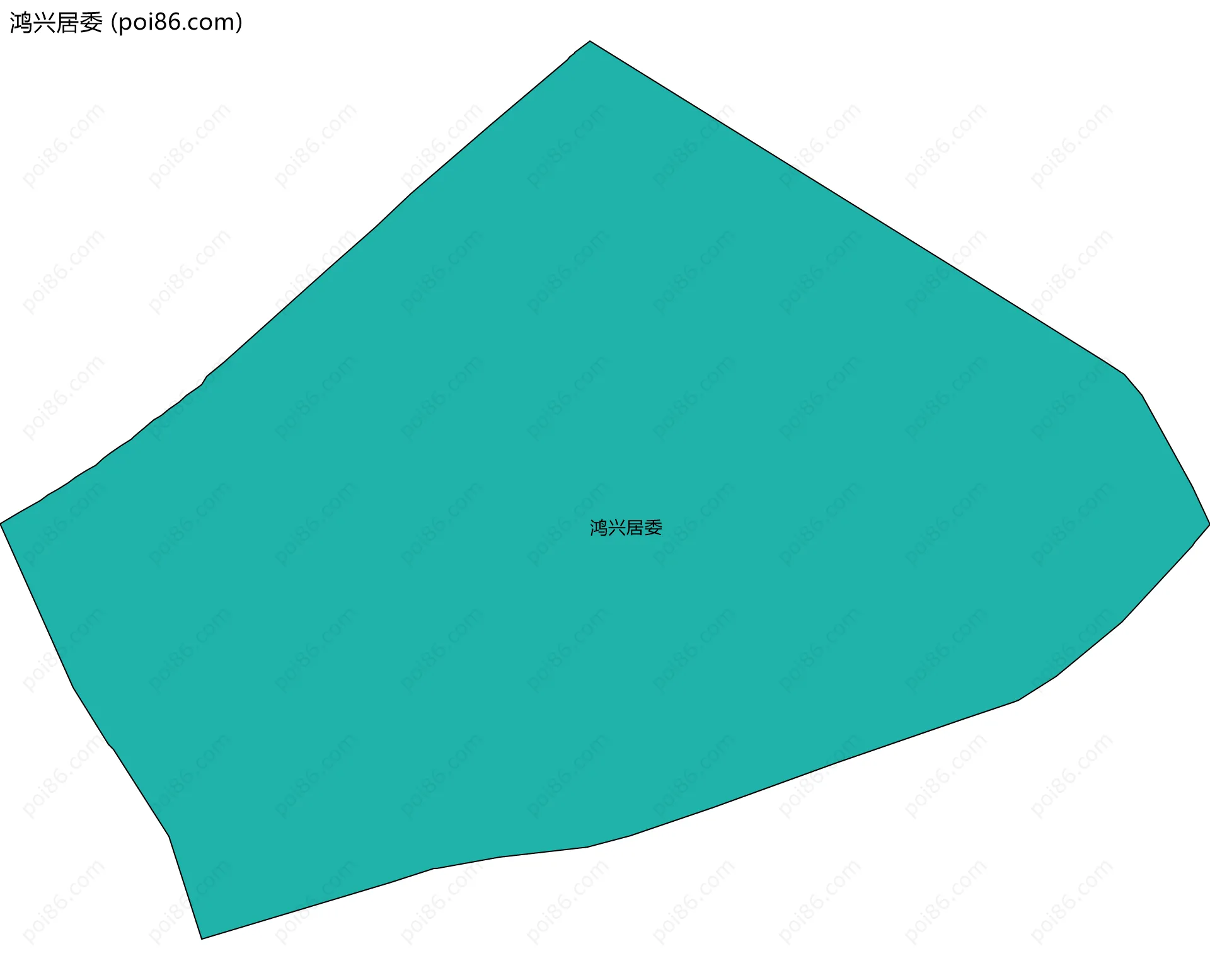 鸿兴居委边界地图