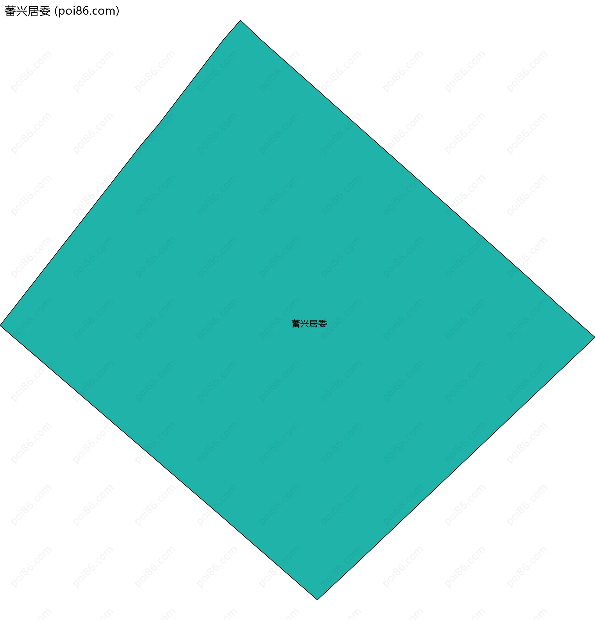 蕃兴居委边界地图