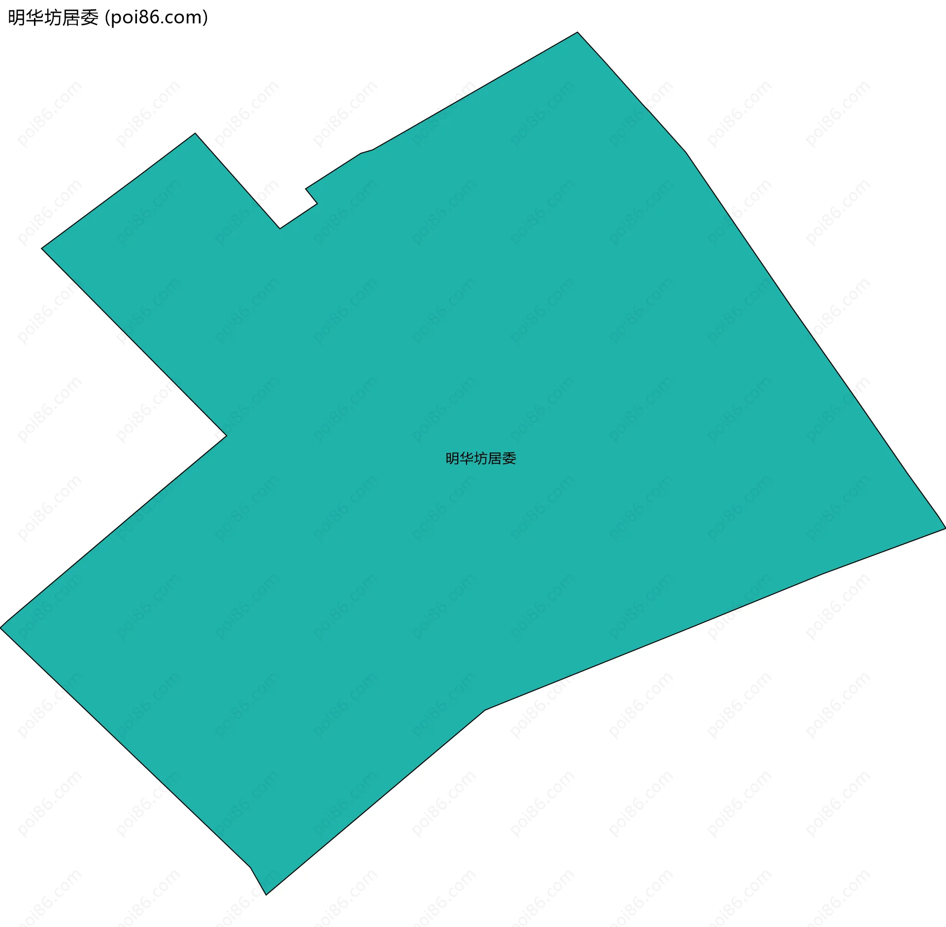 明华坊居委边界地图