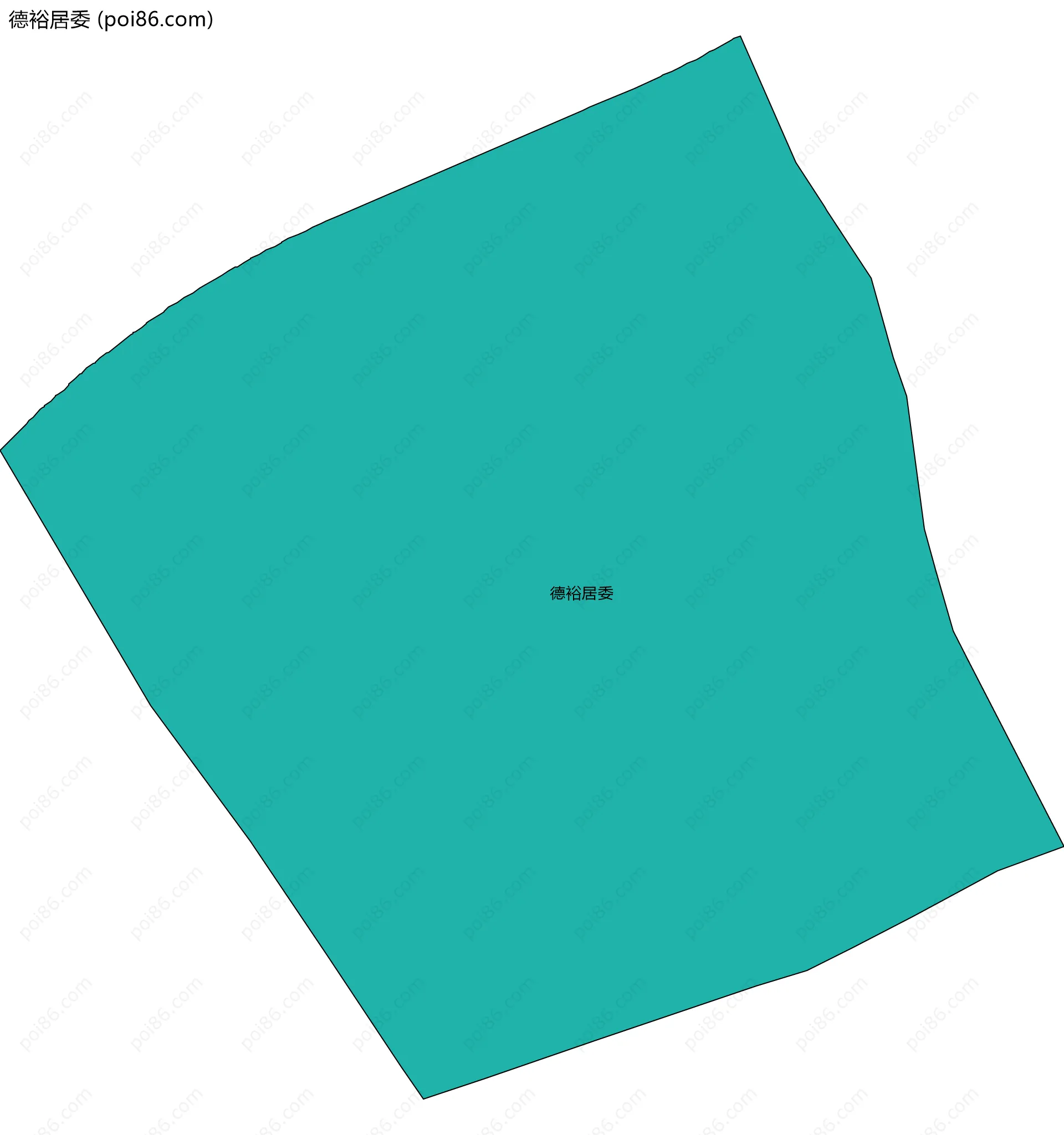 德裕居委边界地图