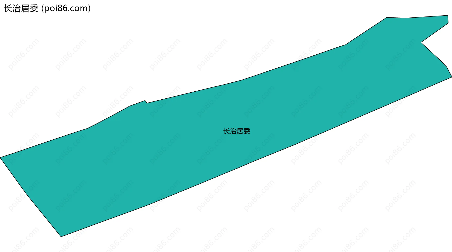 长治居委边界地图