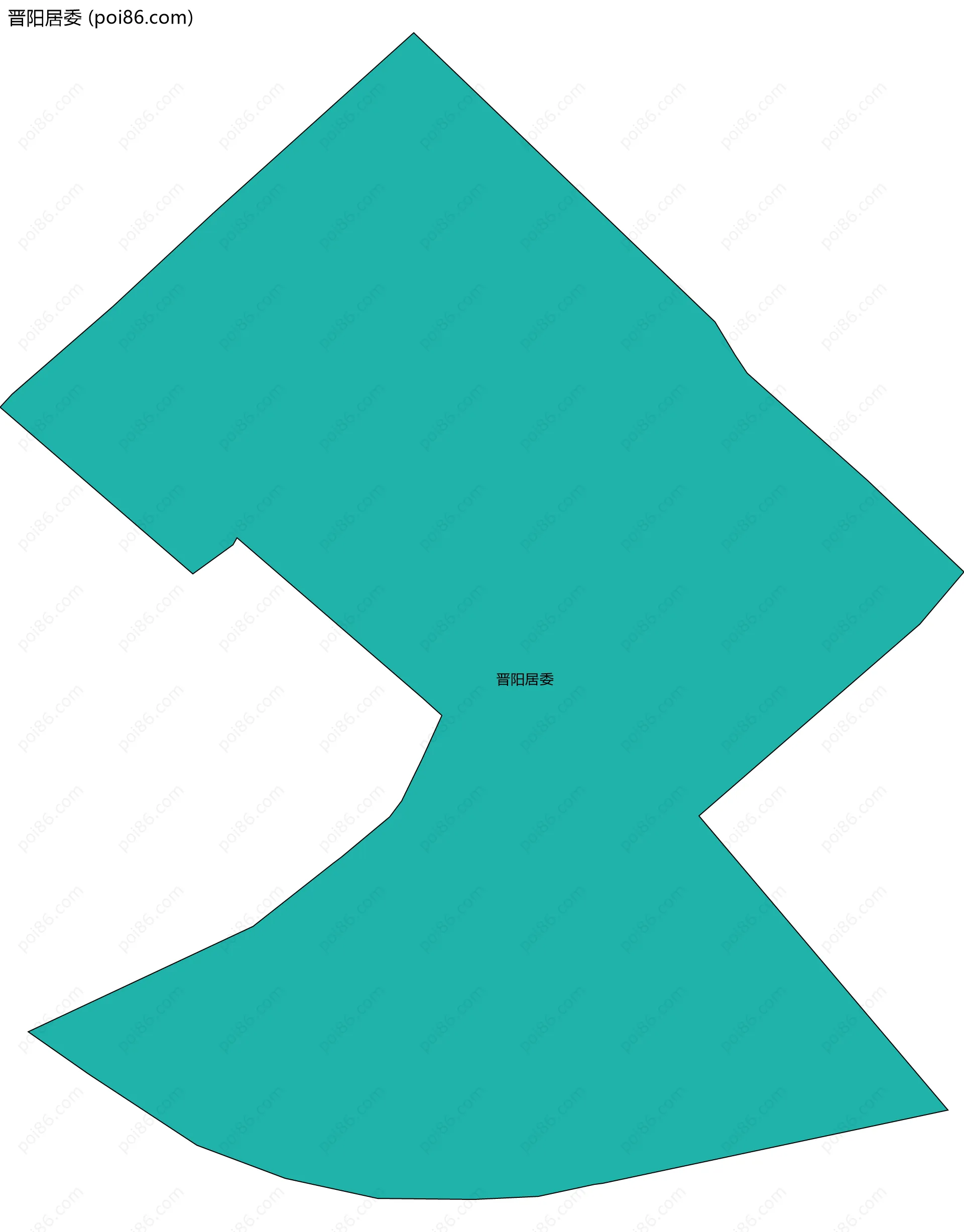 晋阳居委边界地图