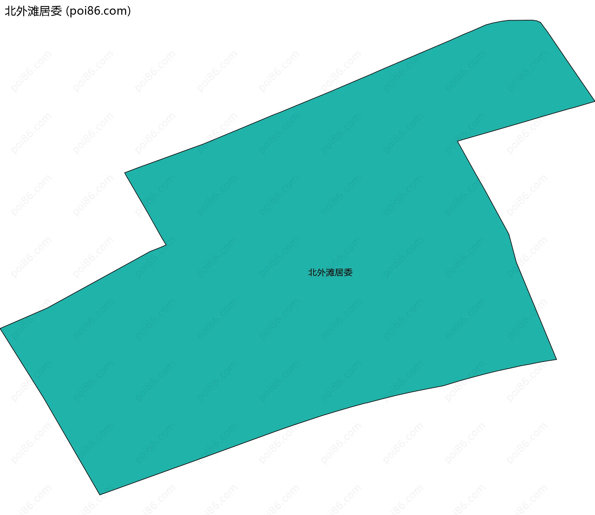 北外滩居委边界地图