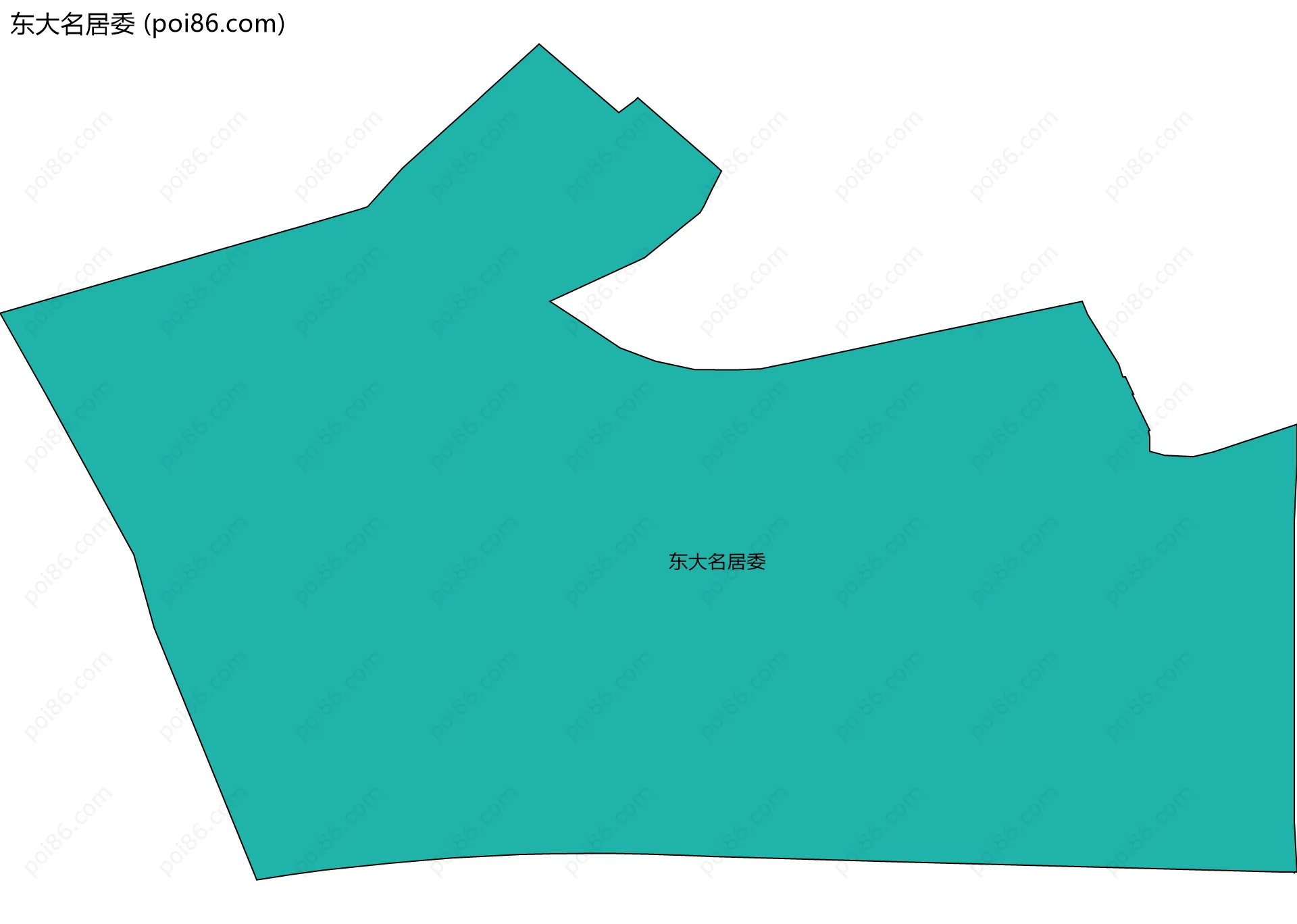 东大名居委边界地图