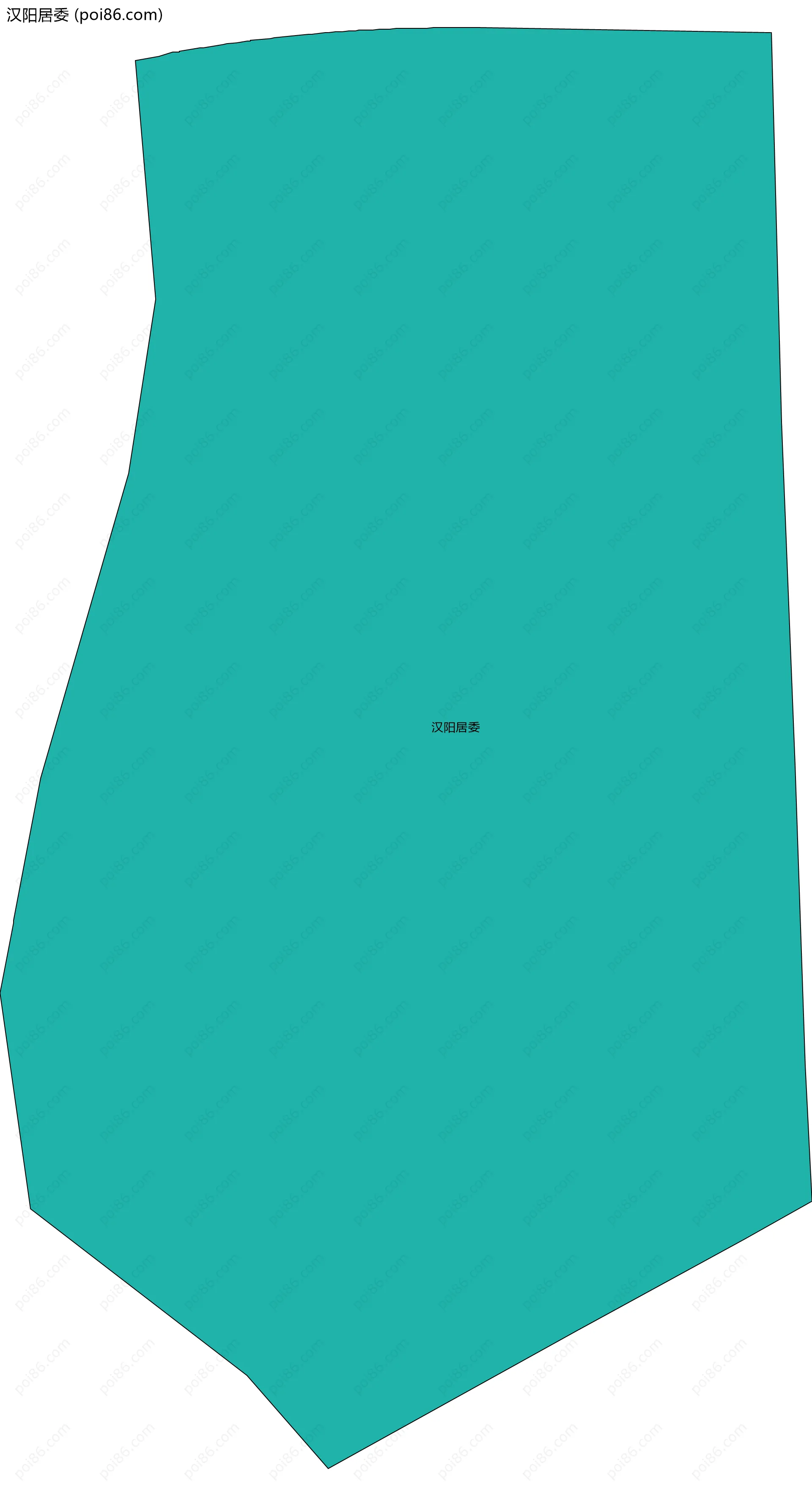 汉阳居委边界地图