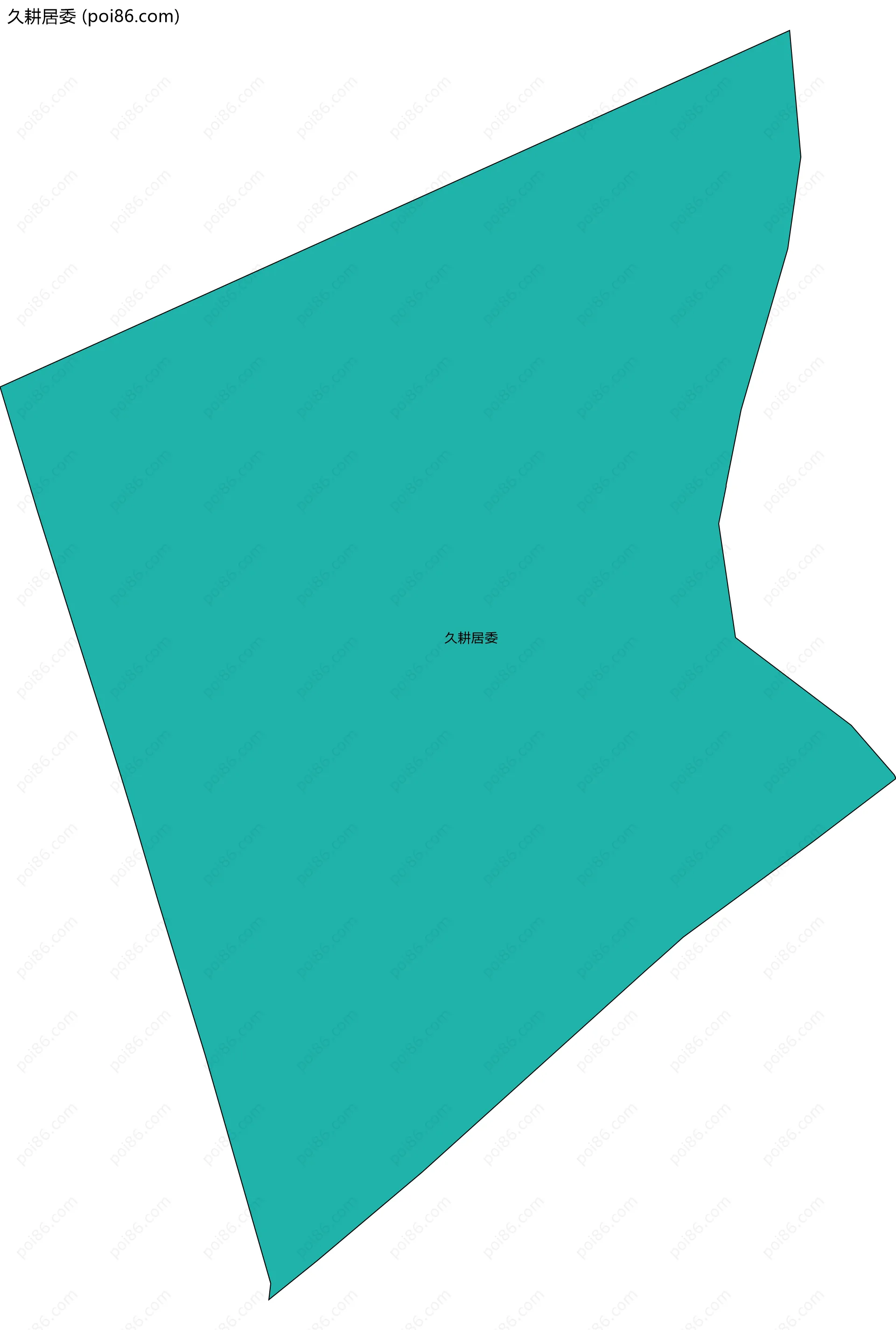 久耕居委边界地图