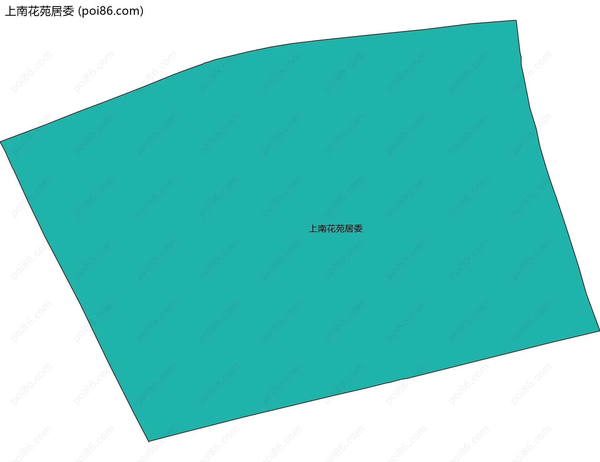 上南花苑居委边界地图